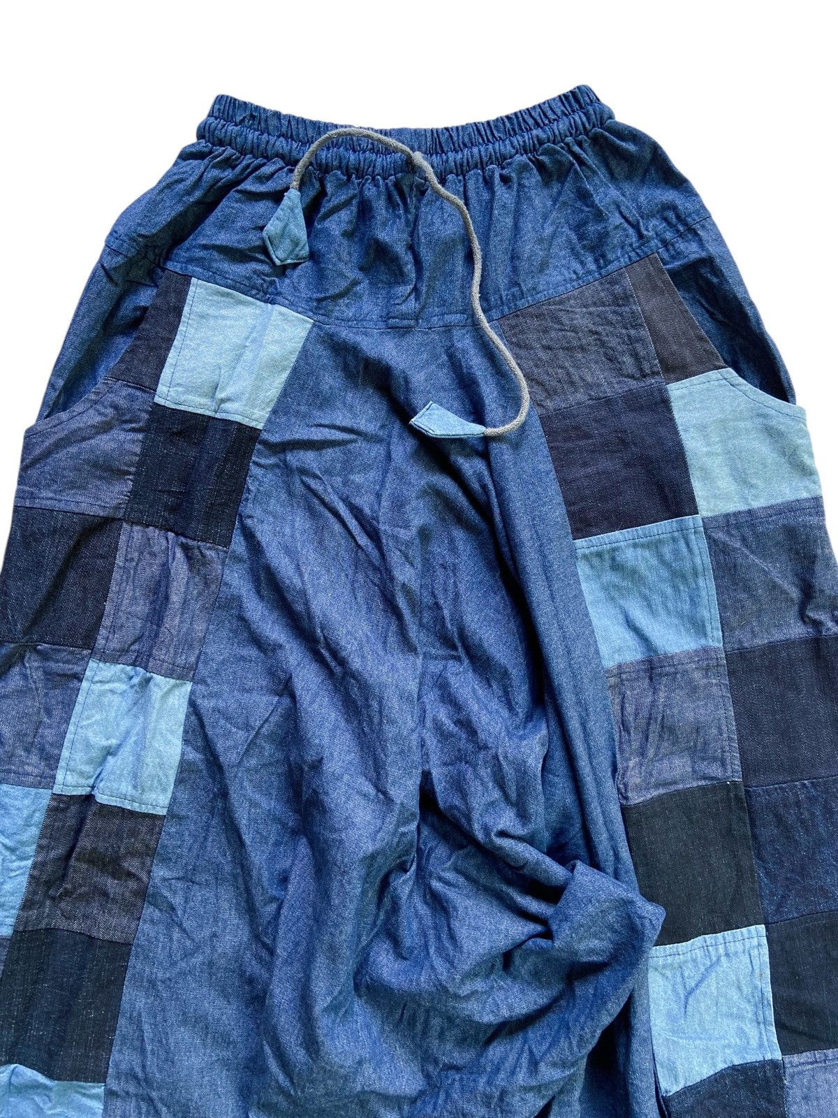 Japanese Brand JAPANESE SAMURAI PATCHWORK PANTS STYLE Size US 27 - 3 Thumbnail