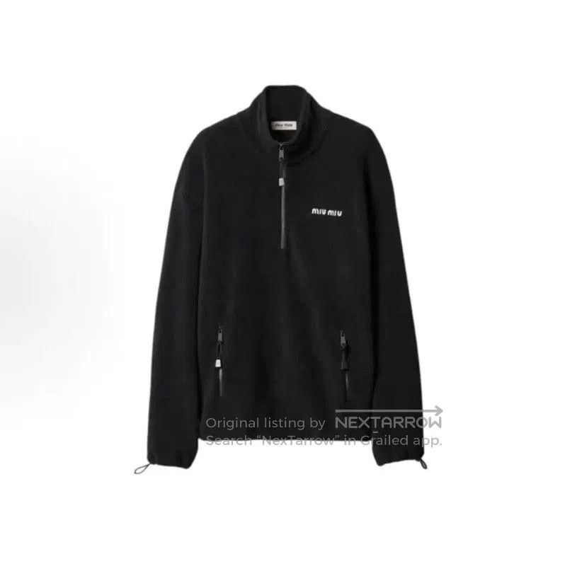 Miu Miu Miu Miu Black Women's Sweatshirt Size S . Size S / US 4 / IT 40 - 1 Thumbnail