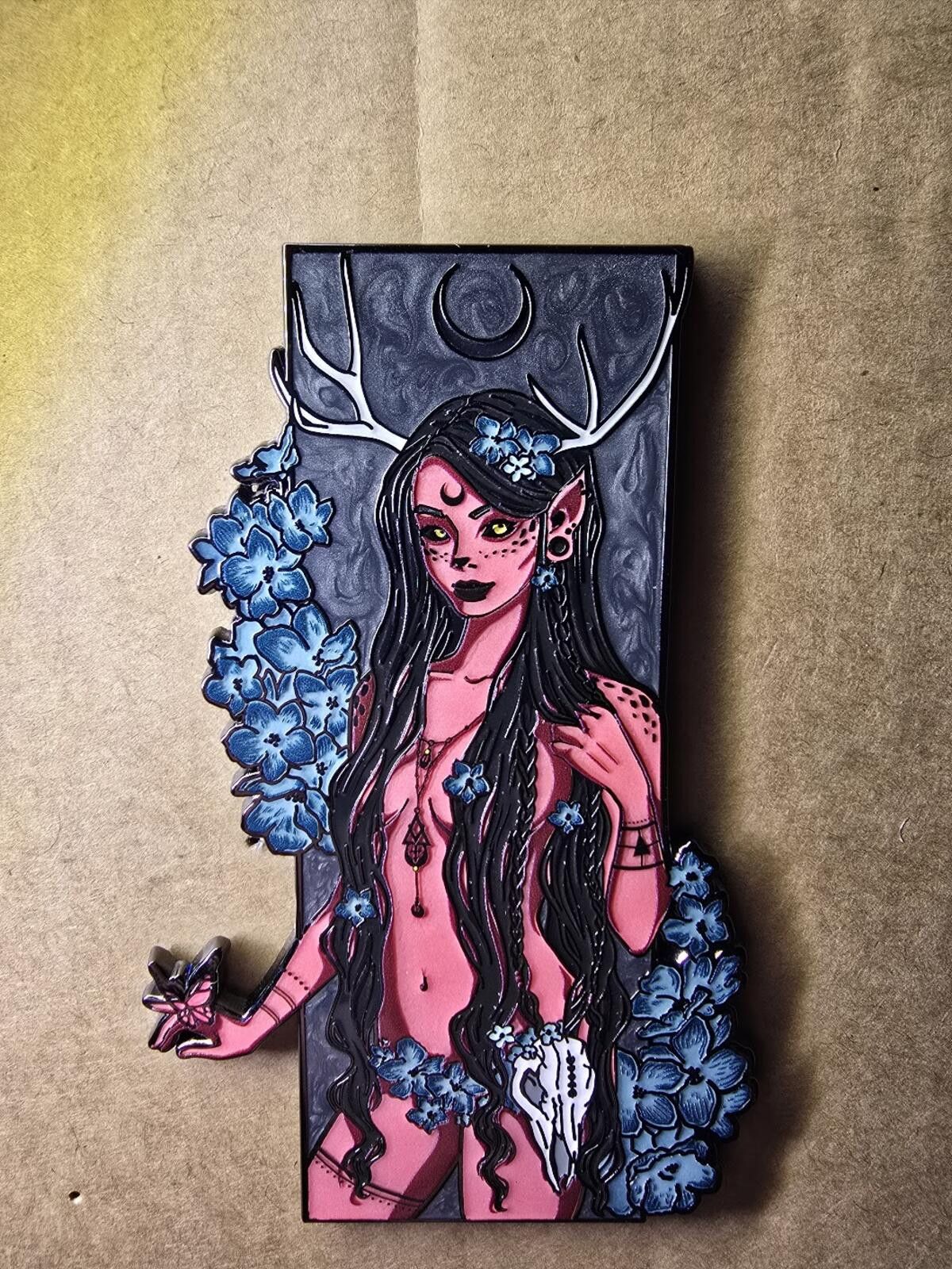 Other Limited Edition Lewd Anime Enamel Pin - Fantasy Deer Girl Size ONE SIZE - 3 Thumbnail