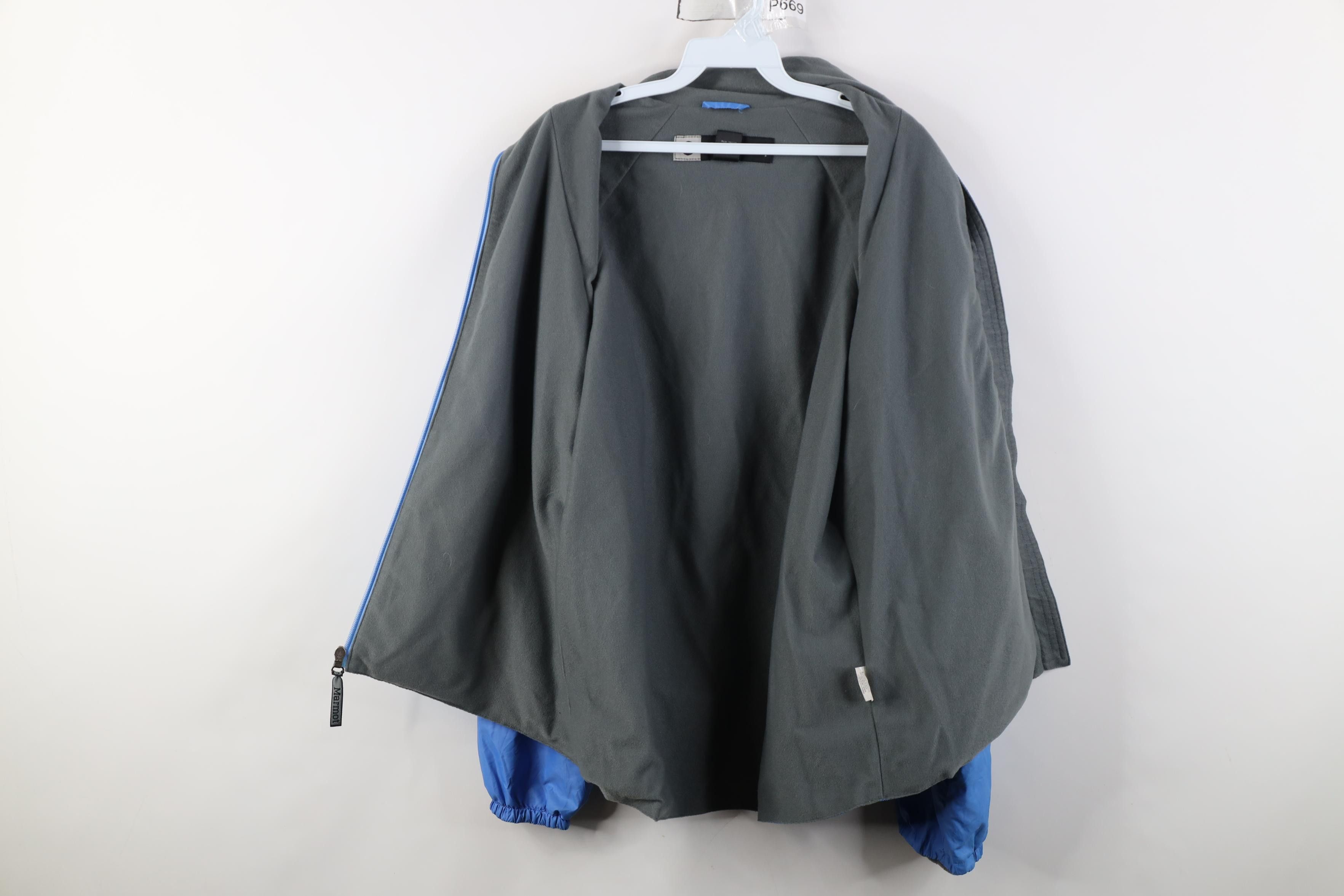 Marmot Vintage Marmot Fleece Lined Windbreaker Jacket Blue Size L / US 10 / IT 46 - 10 Thumbnail