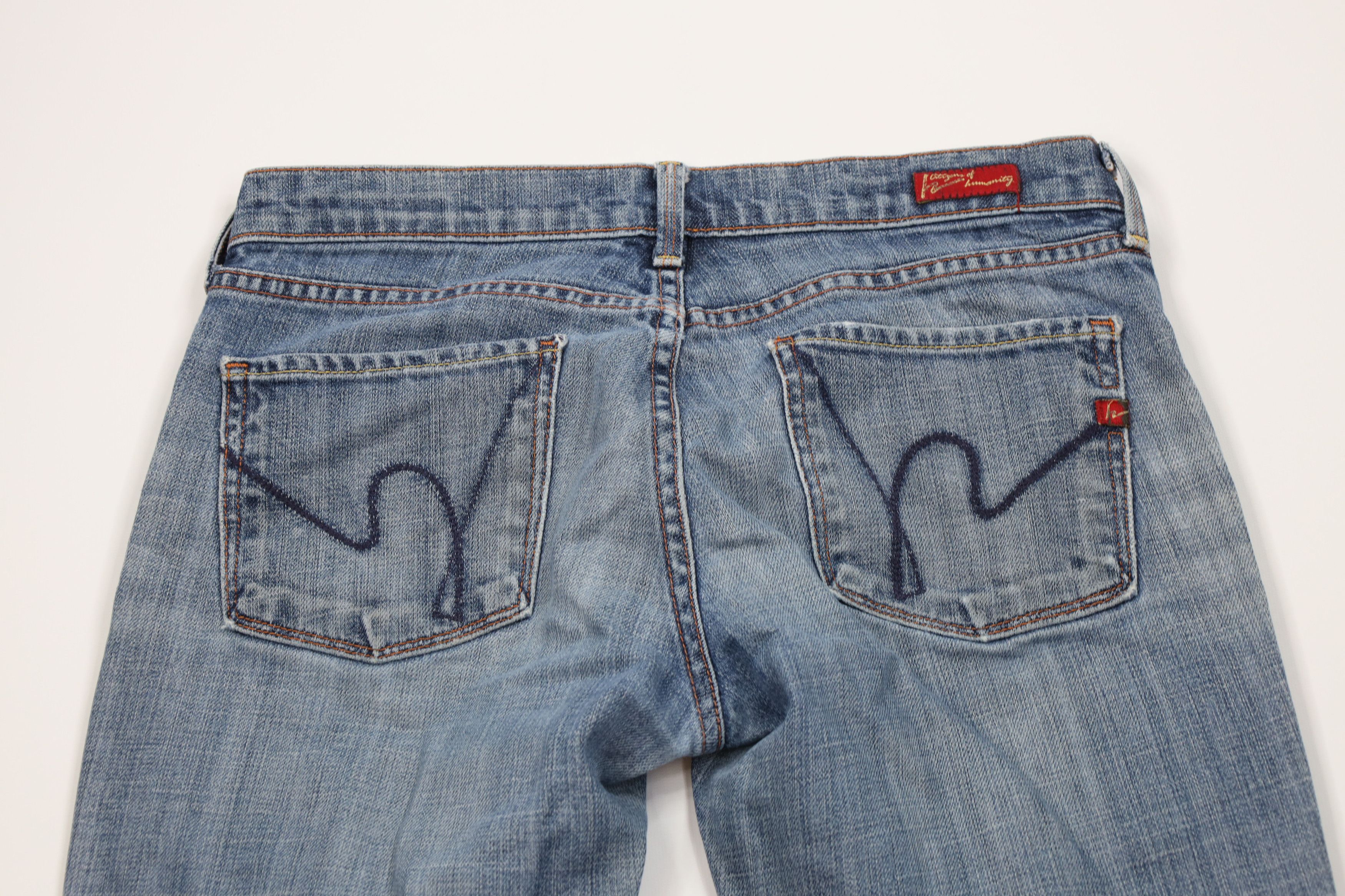 Vintage Vintage Citizens of Humanity Stretch Bootcut Denim Jeans USA Size 28" / US 6 / IT 42 - 14 Thumbnail