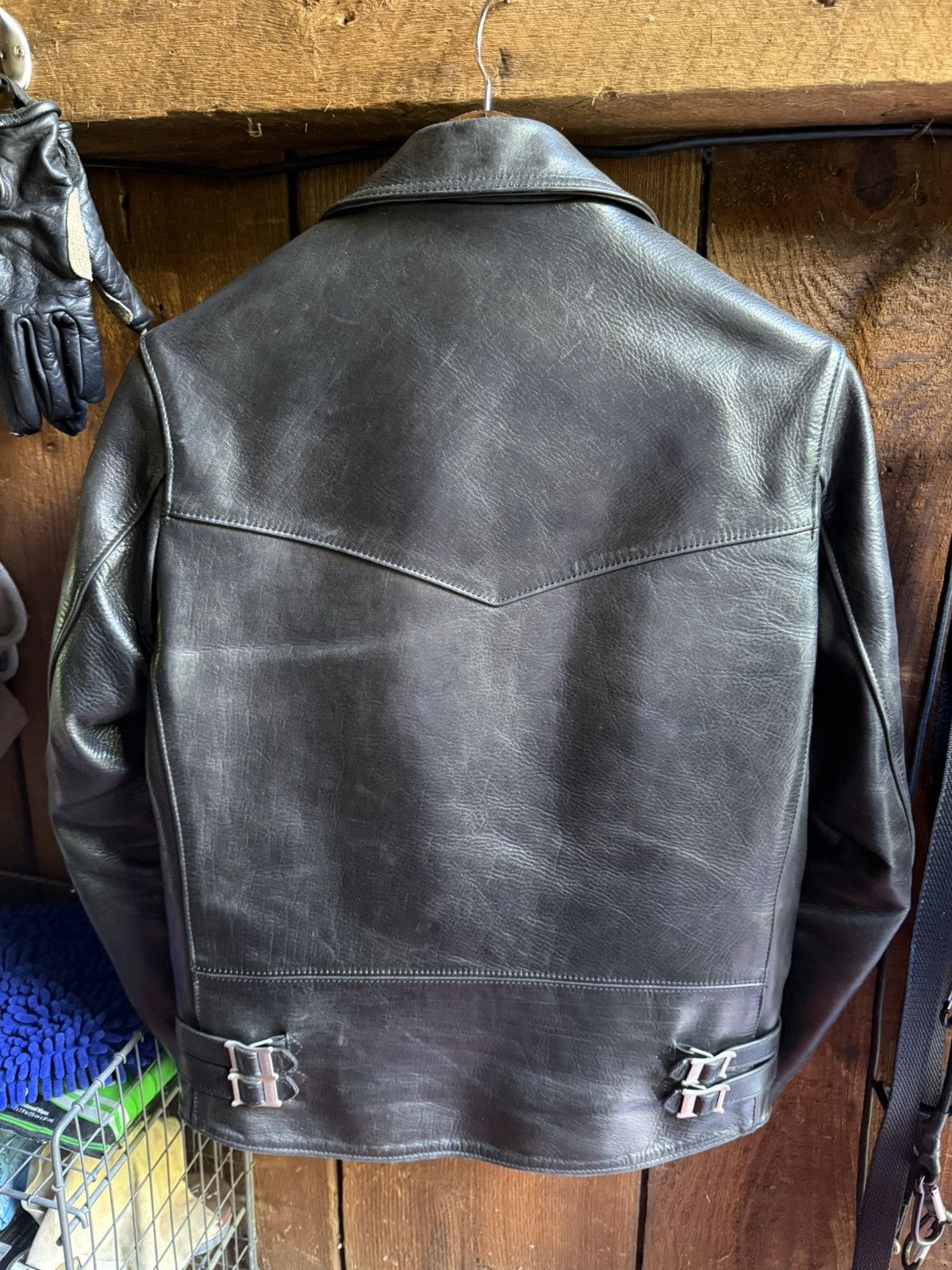 Addict Clothes Japan ADDICT CLOTHES AD-02L Double Riders Jacket Size 38 Size US S / EU 44-46 / 1 - 2 Thumbnail