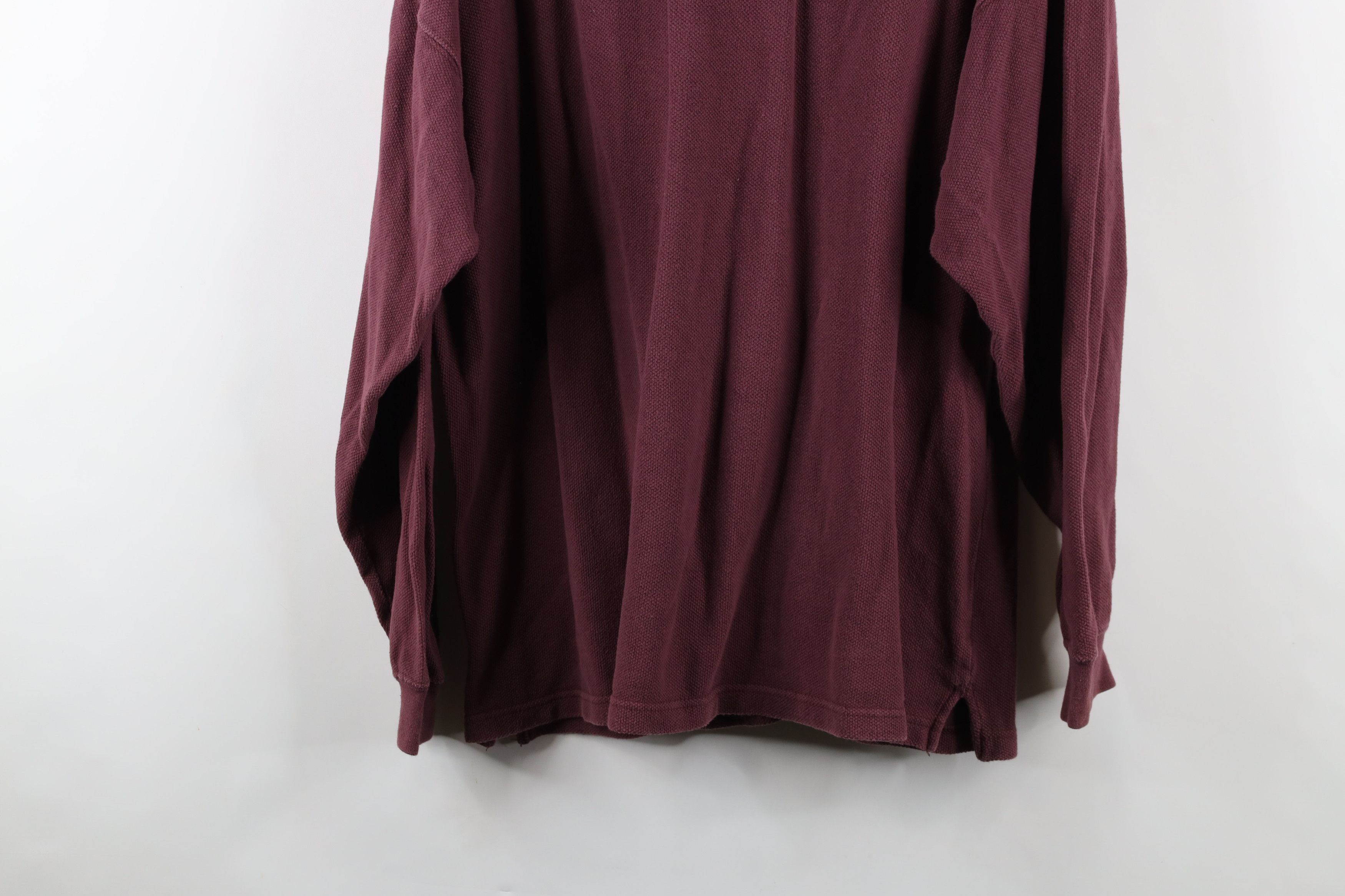 Vintage Vintage 90s OshKosh B'Gosh Knit Long Sleeve Rugby Polo Size US XL / EU 56 / 4 - 13 Thumbnail