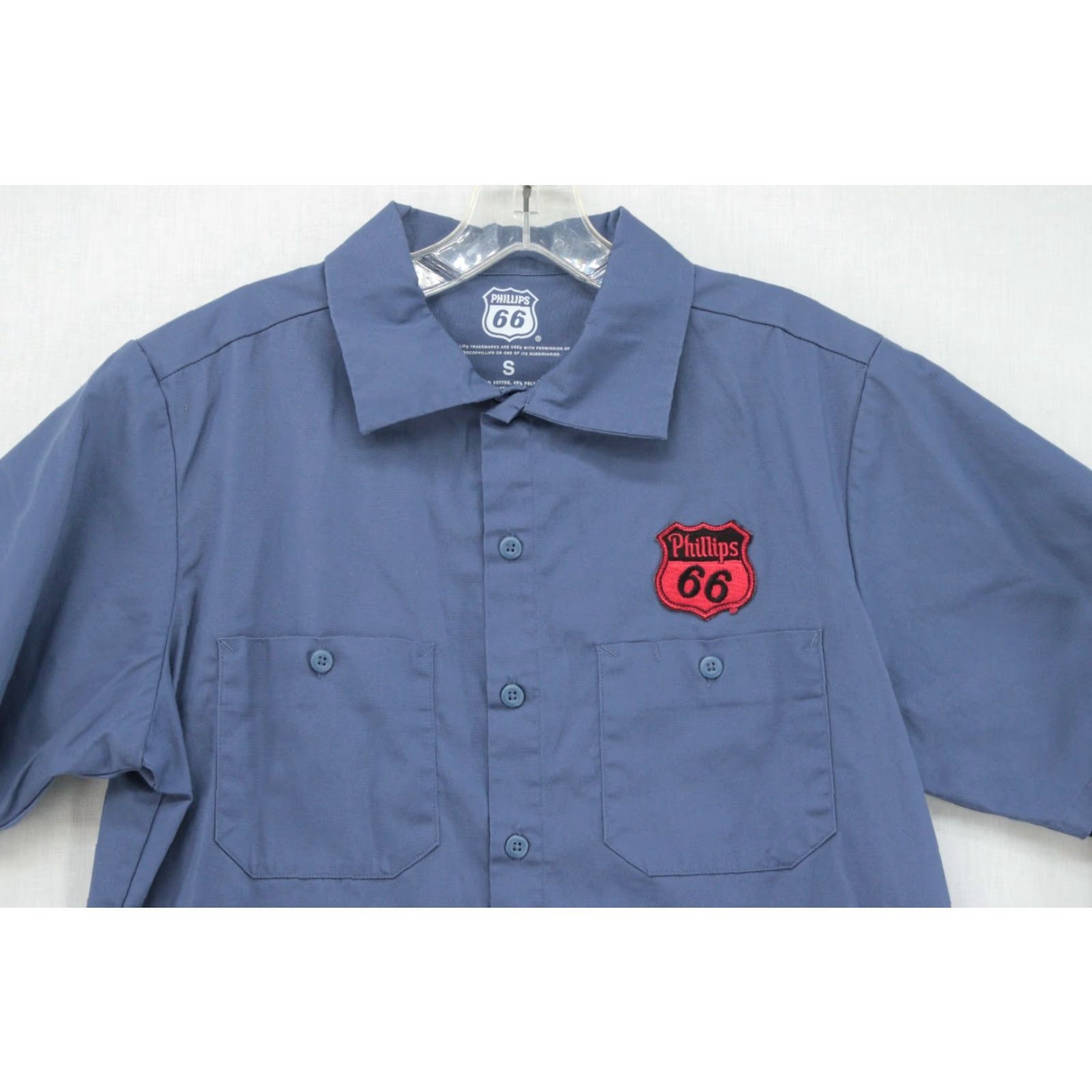 Vintage VINTAGE Phillips 66 Racing Shirt Men's Small Blue Thermal Long Sleeves Button Up Retro Size US S / EU 44-46 / 1 - 3 Thumbnail