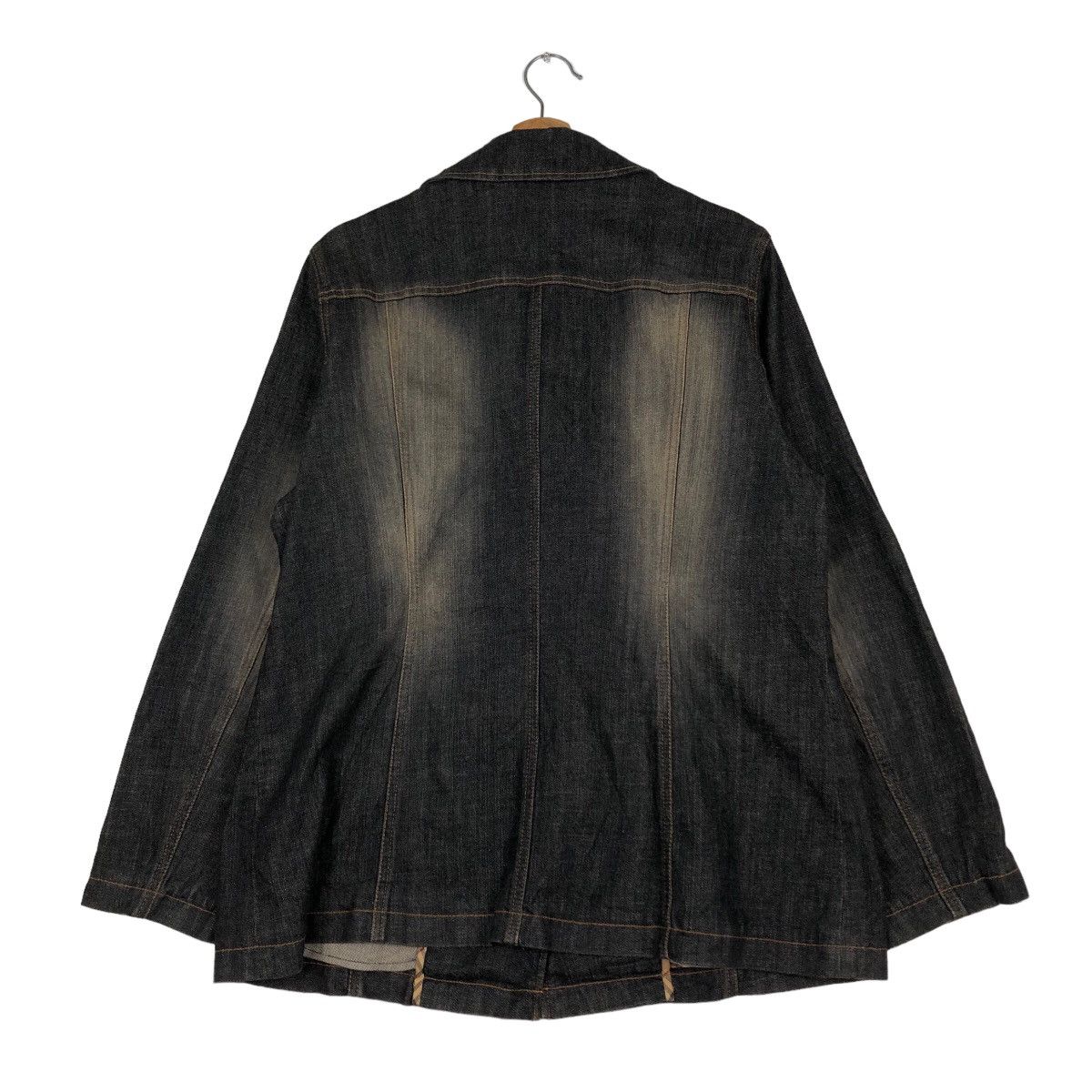 Burberry 🔥Vintage Biker Denim Jacket Burberry London Size US M / EU 48-50 / 2 - 8 Thumbnail