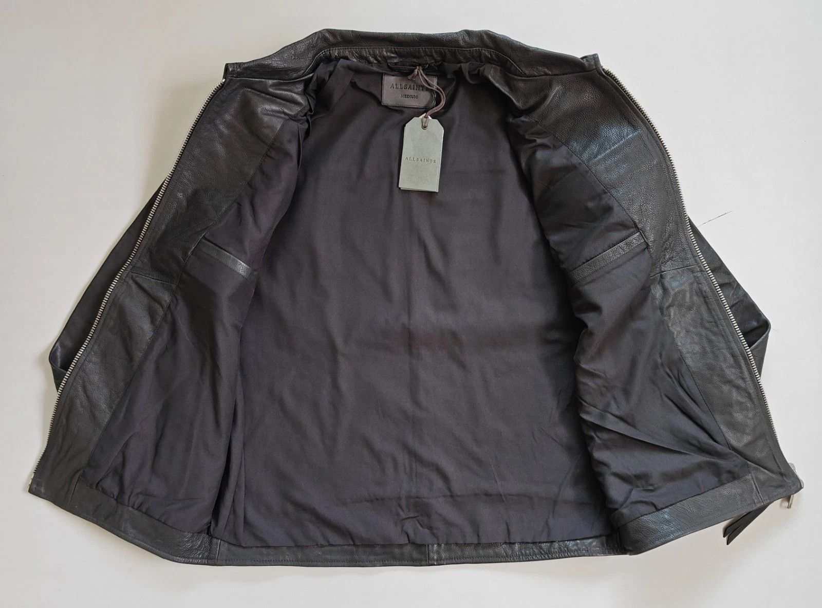 Allsaints ALLSAINTS Brett Men's Leather jacket FTP/5017 Size US M / EU 48-50 / 2 - 7 Thumbnail