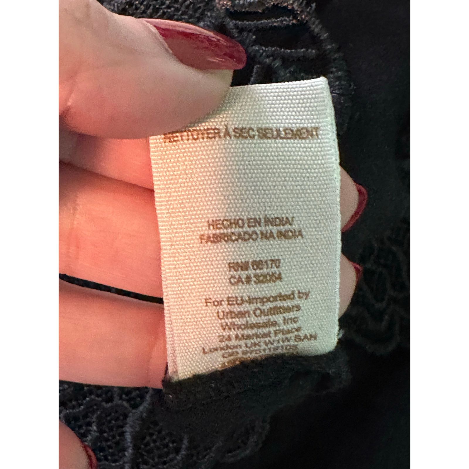Free People Free People Wicked Spell black mini dress size XS Size XS / US 0-2 / IT 36-38 - 5 Thumbnail
