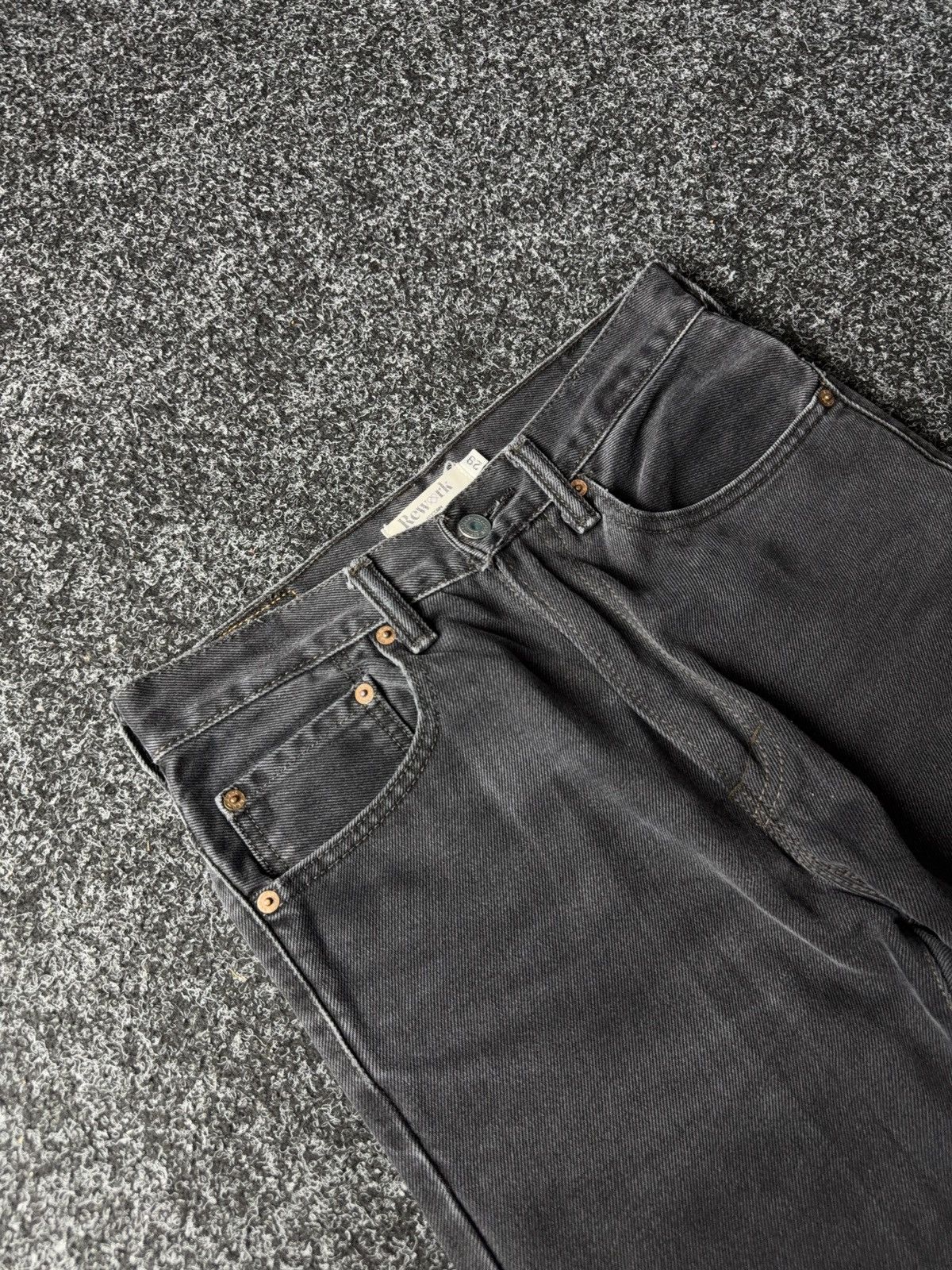 Levi's Vintage 00s Y2K Rework Levi’s 517 Black Jeans Denim pants Size US 29 - 4 Thumbnail