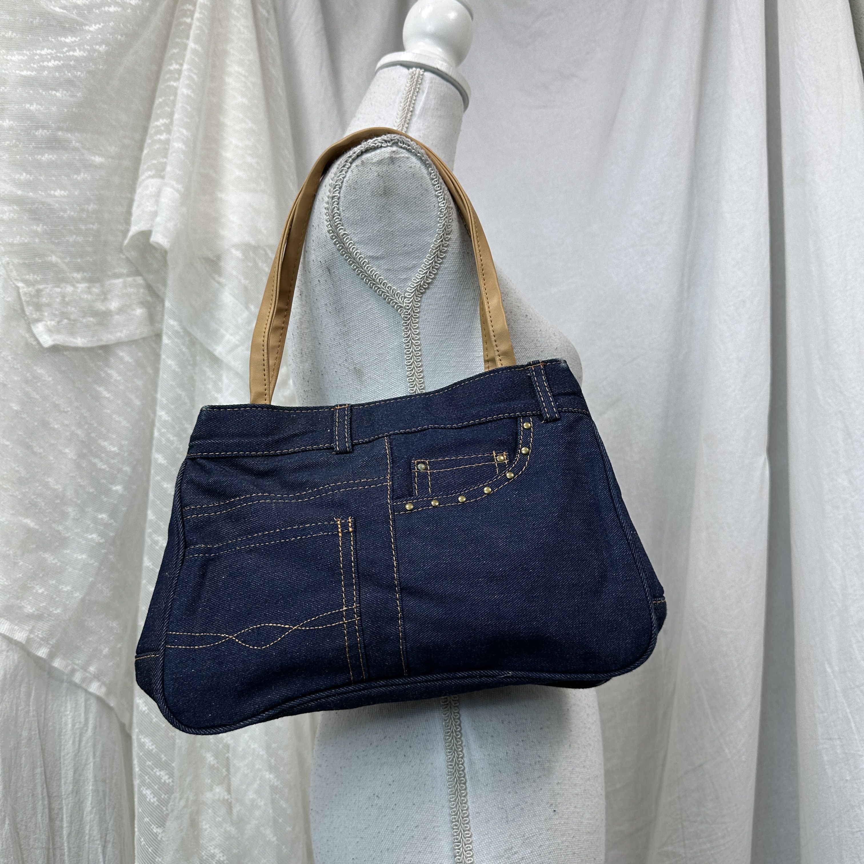 Vintage Vintage Denim Mini Jeans Bag Y2K Size ONE SIZE - 6 Thumbnail