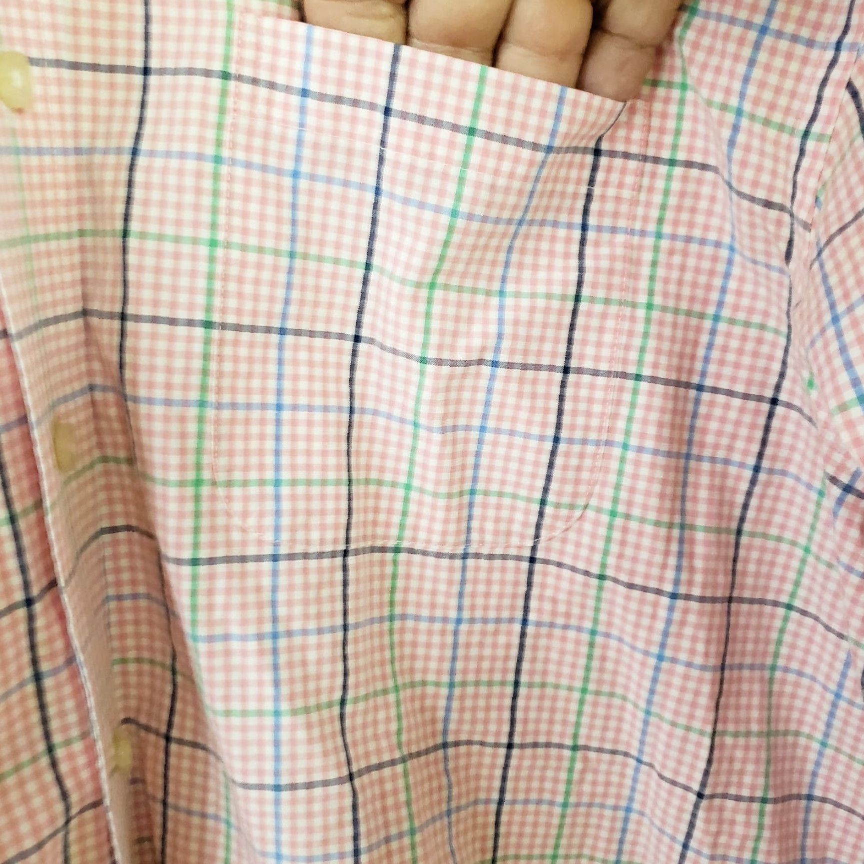 Vineyard Vines Vineyard Vines Murray Shirt Long Sleeve Button-Up Men L Pink Check Cotton Shirt Size US L / EU 52-54 / 3 - 5 Thumbnail