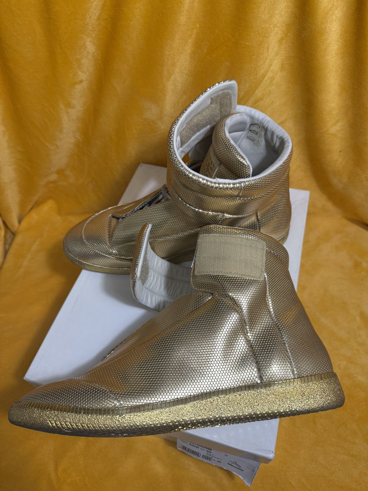 Maison Margiela Maison Margiela Future High Gold Leather Size US 12 / EU 45 - 20 Thumbnail