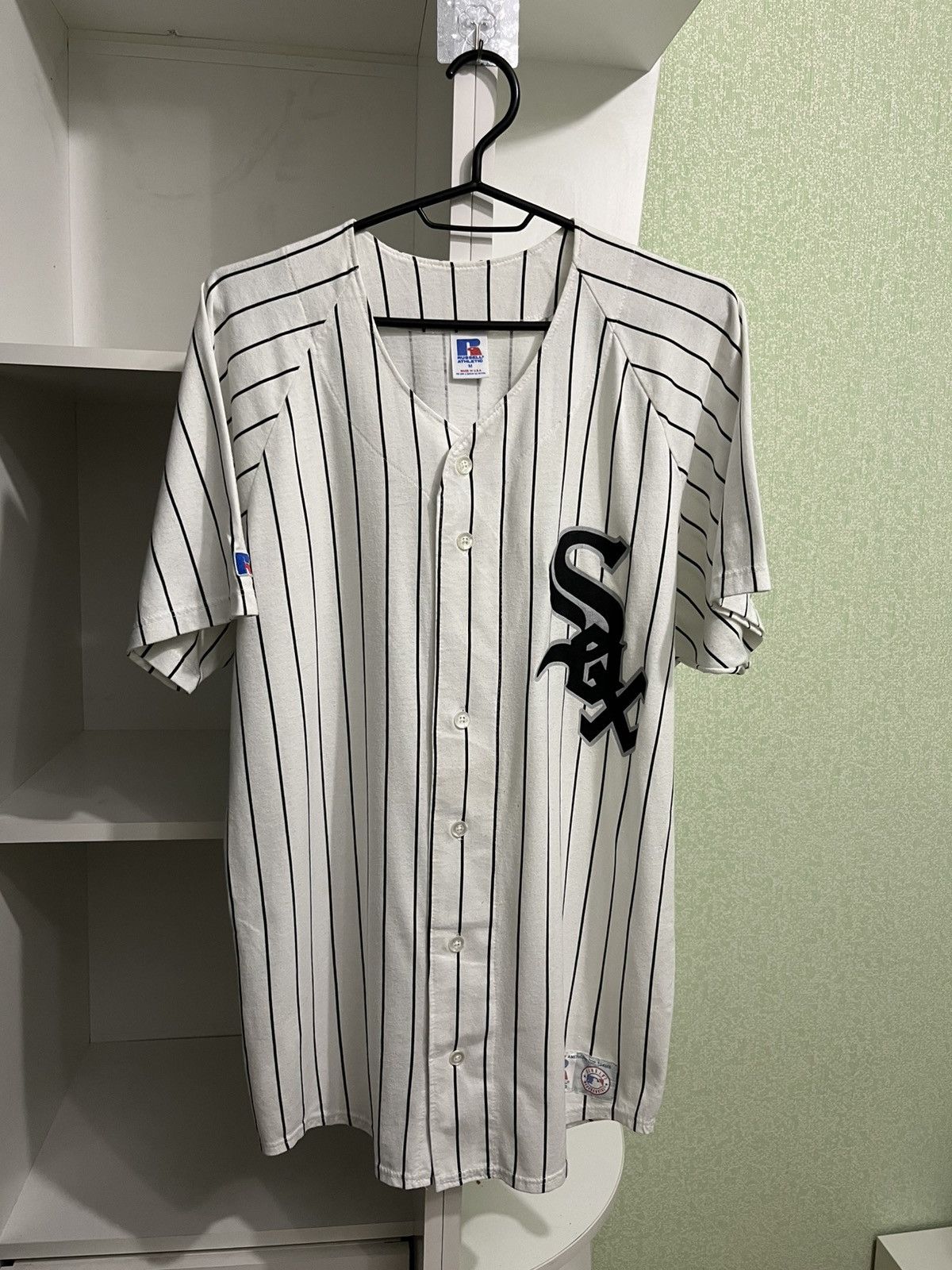 Majestic × Vintage Vintage Russell Athletic White Sox Jersey USA Made Size US M / EU 48-50 / 2 - 1 Thumbnail
