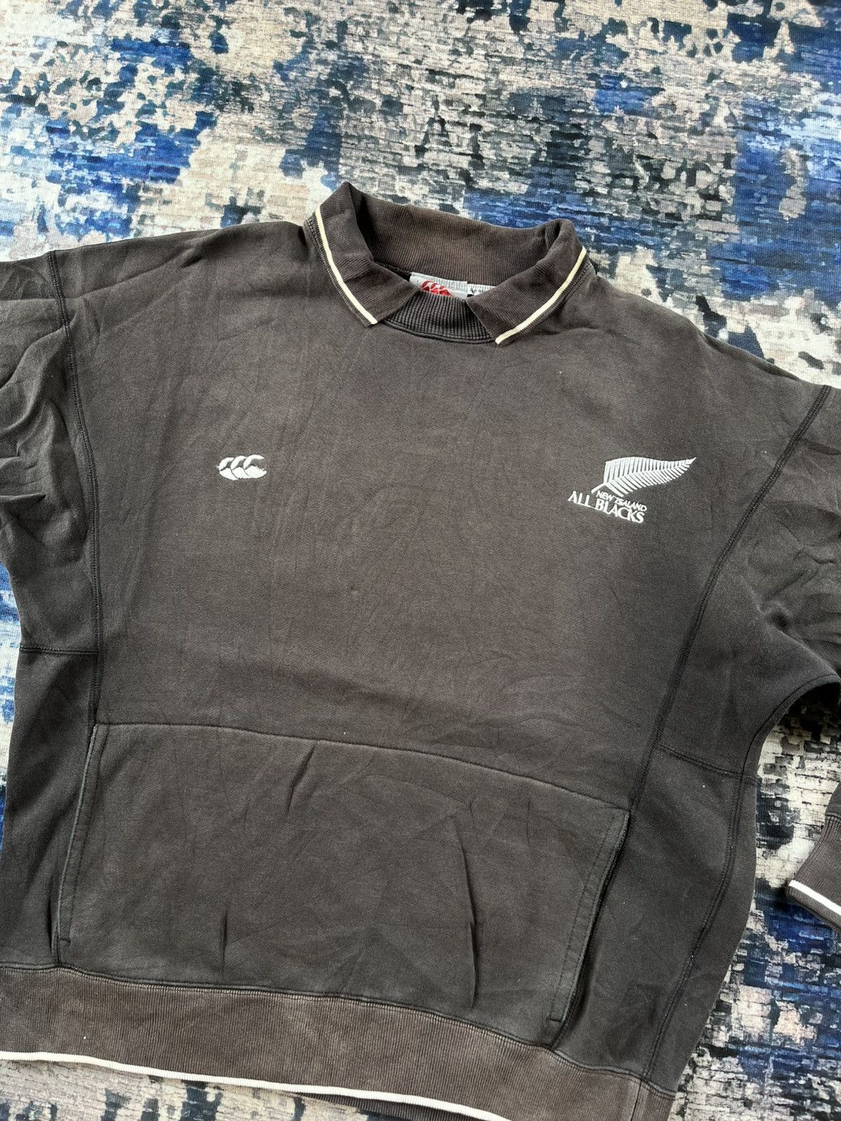 Canterbury of New Zealand × Vintage 🔥Centerbury All Black 90s Rugby Sweetshirts Size US M / EU 48-50 / 2 - 2 Thumbnail