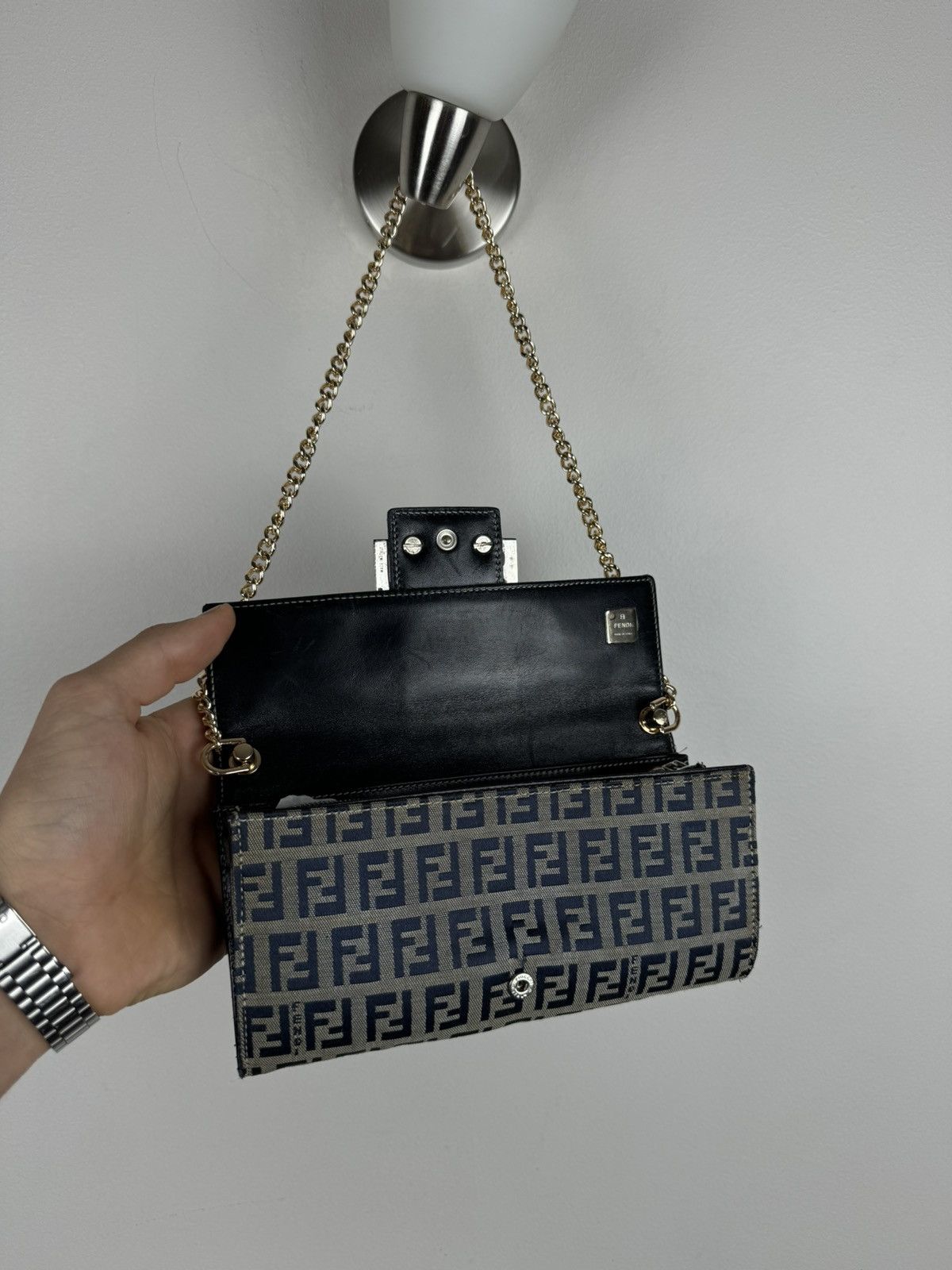 Fendi Shoulder leather bag Fendi FF monogram original rare item Size ONE SIZE - 5 Thumbnail