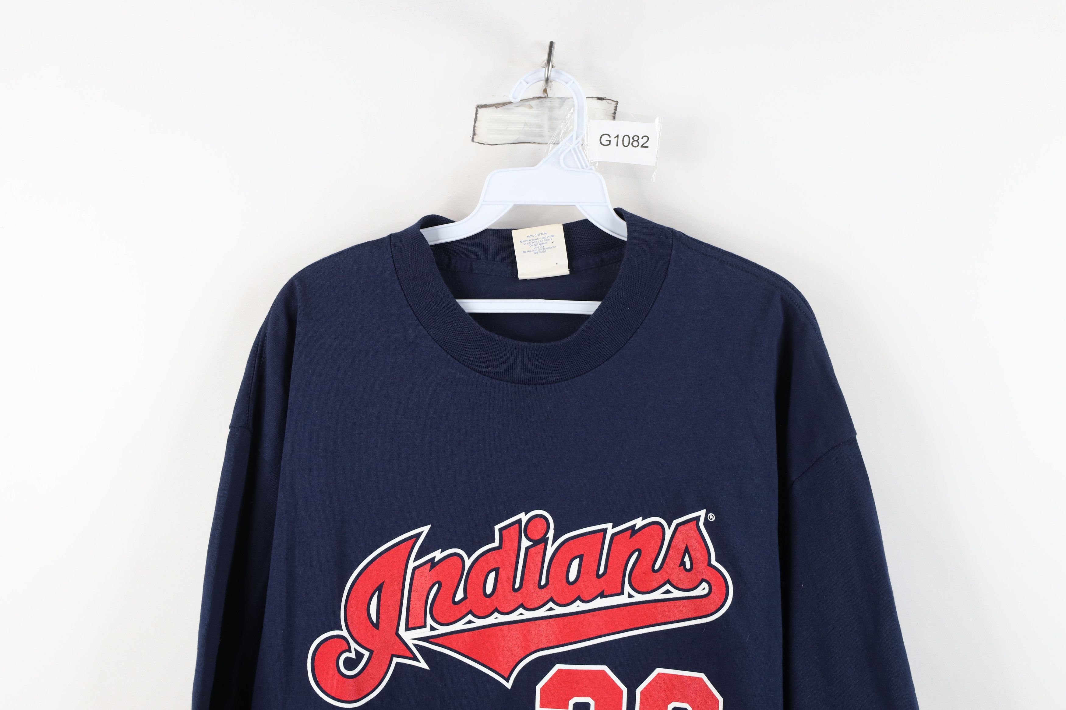Vintage Vintage 90s Cleveland Indians Baseball Jersey T-Shirt USA Size US XL / EU 56 / 4 - 2 Thumbnail
