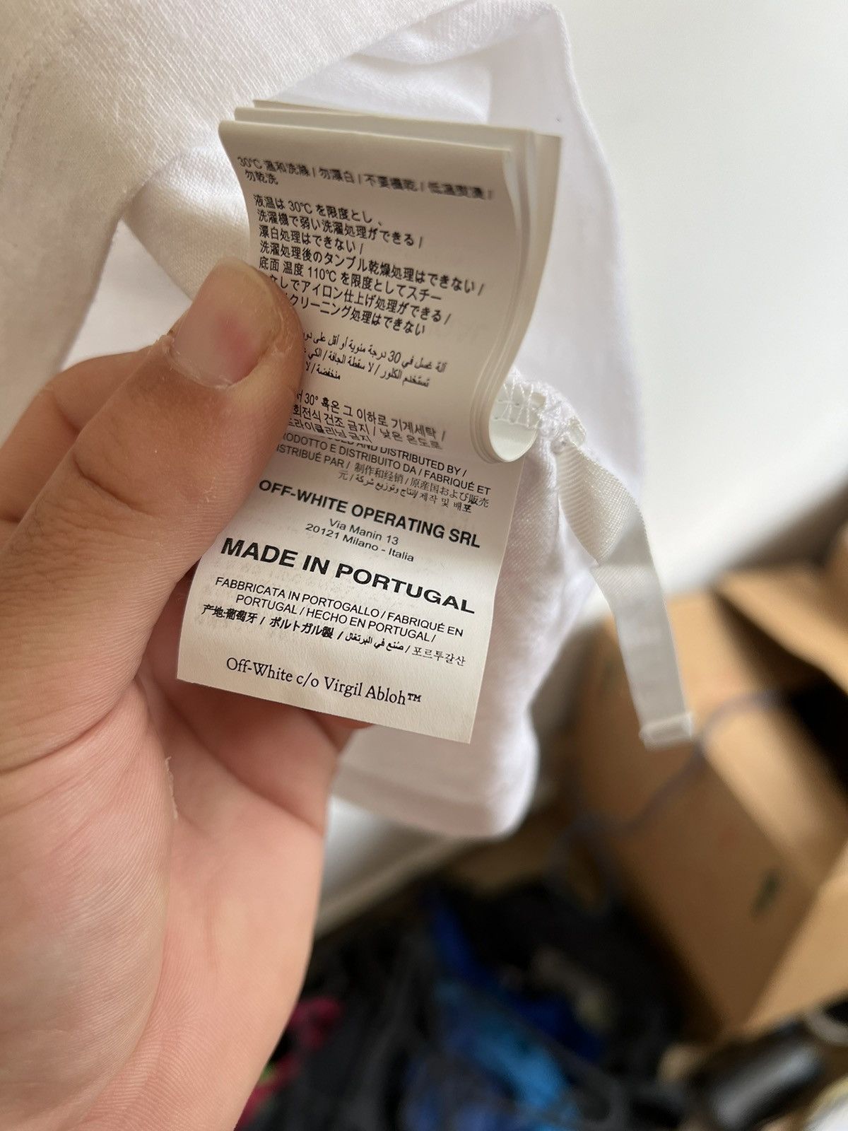 Off-White × Virgil Abloh Off white Caravaggio TEE Size US M / EU 48-50 / 2 - 10 Thumbnail