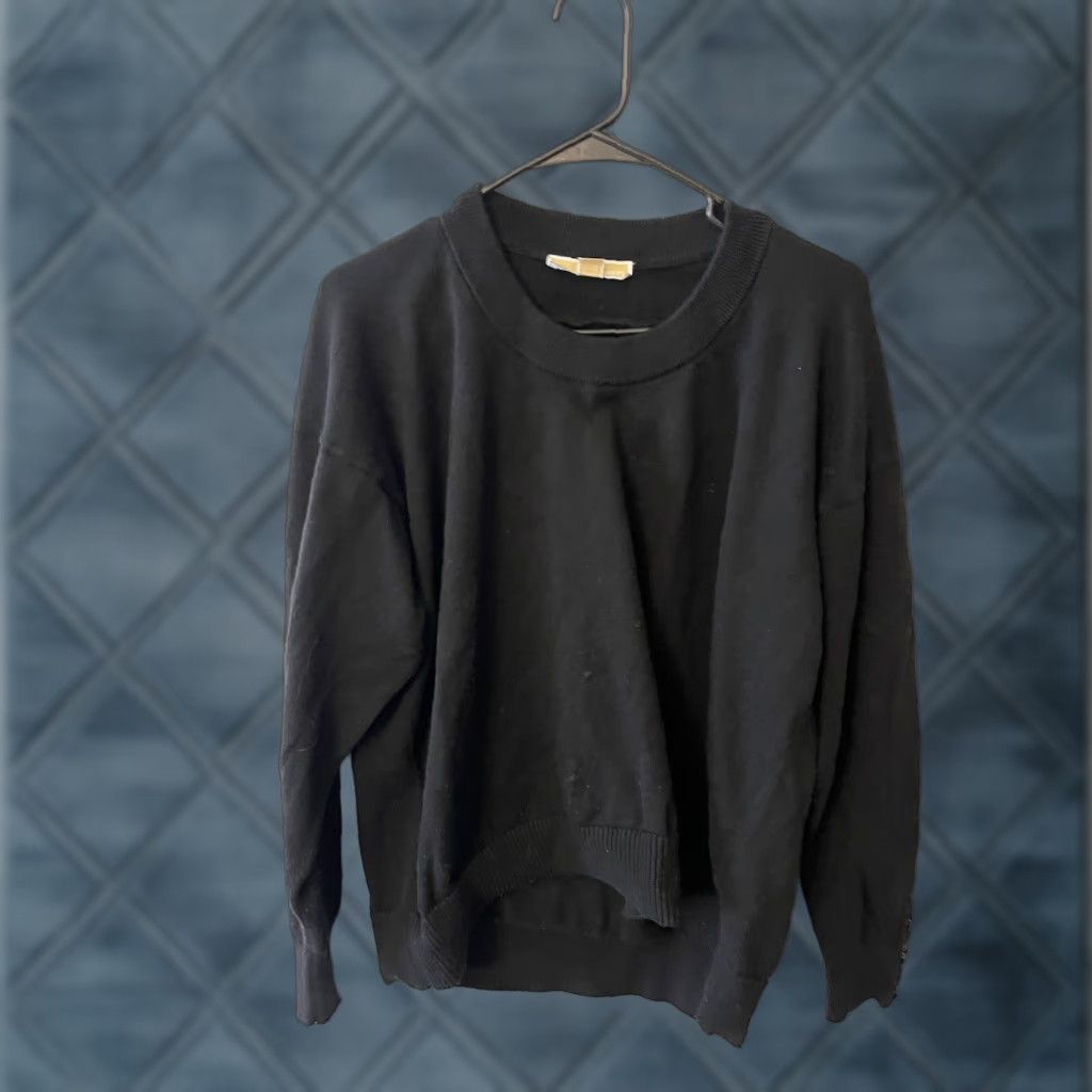 Vintage VINTAGE Michael Kors Black Crewneck Sweater Adult Medium Knit Pullover Womens Size M / US 6-8 / IT 42-44 - 1 Thumbnail