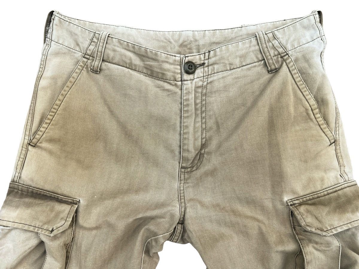 Japanese Brand Arrow Multipocket Distressed Sunfaded Baggy Cargo Pants 32 Size US 32 / EU 48 - 6 Thumbnail