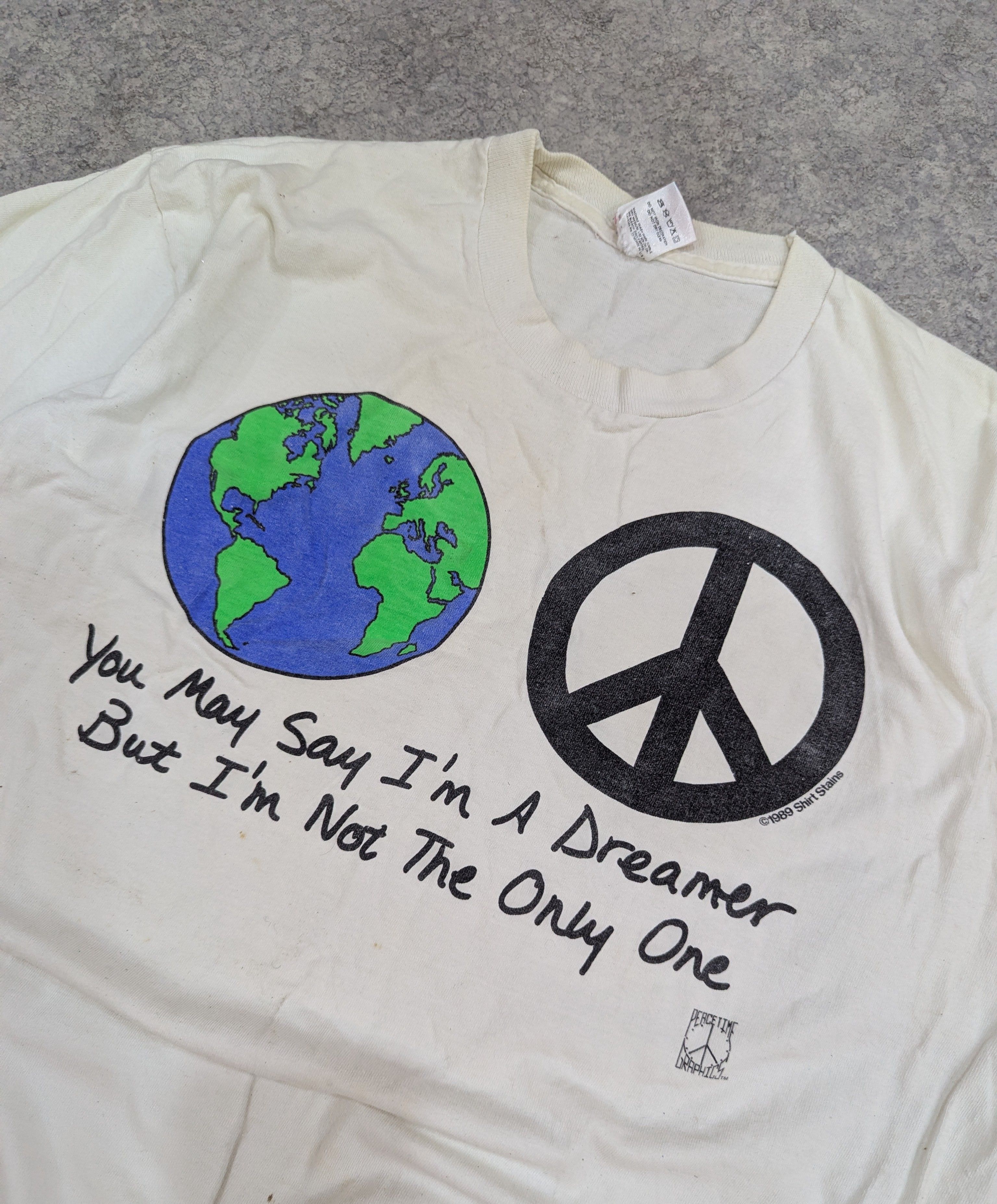 Fruit Of The Loom John Lennon 90's shirt Size US XL / EU 56 / 4 - 4 Thumbnail