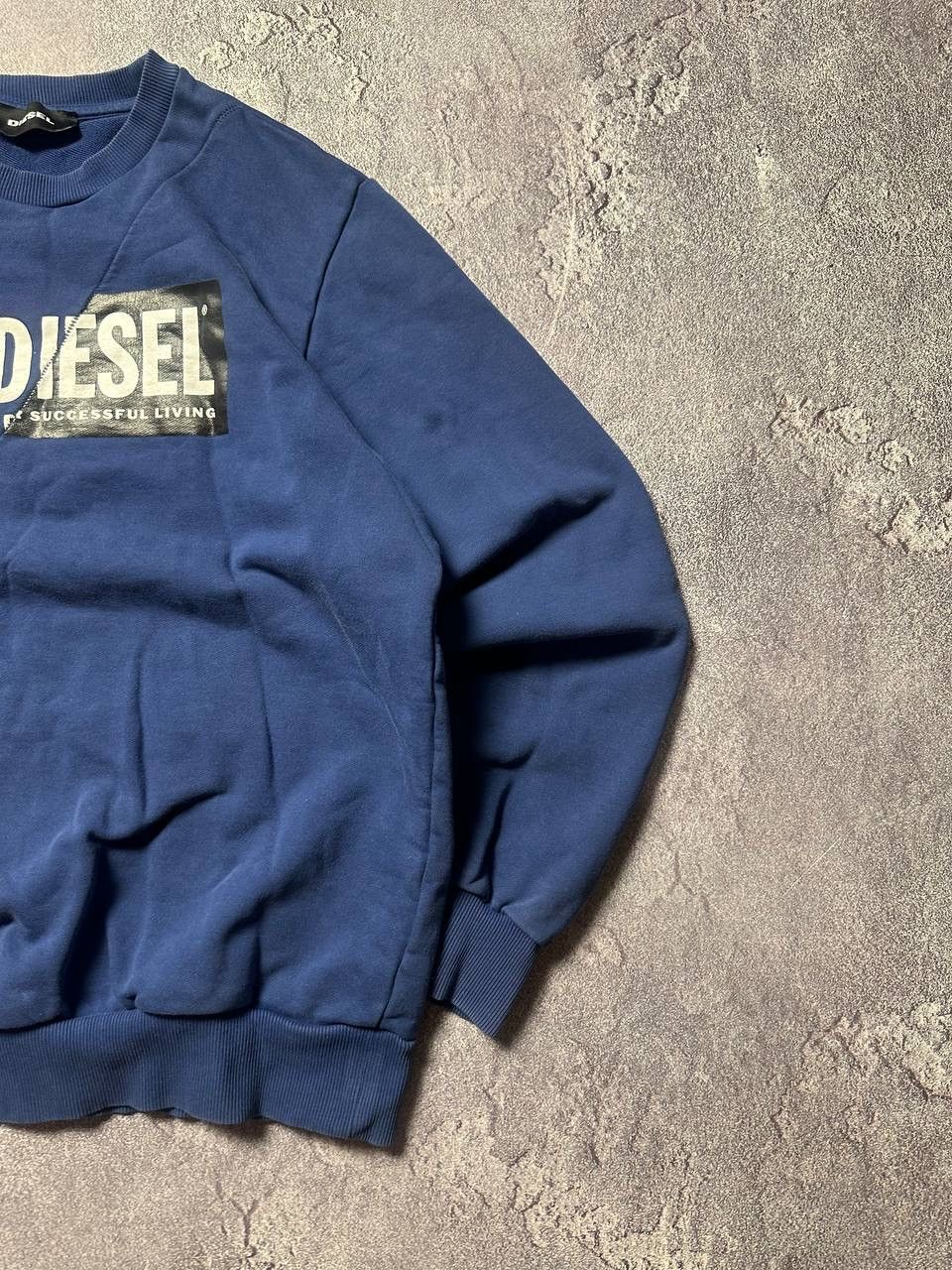 Diesel × Vintage 💥DIESEL big logo Sweatshirt Baggy Size US L / EU 52-54 / 3 - 4 Thumbnail