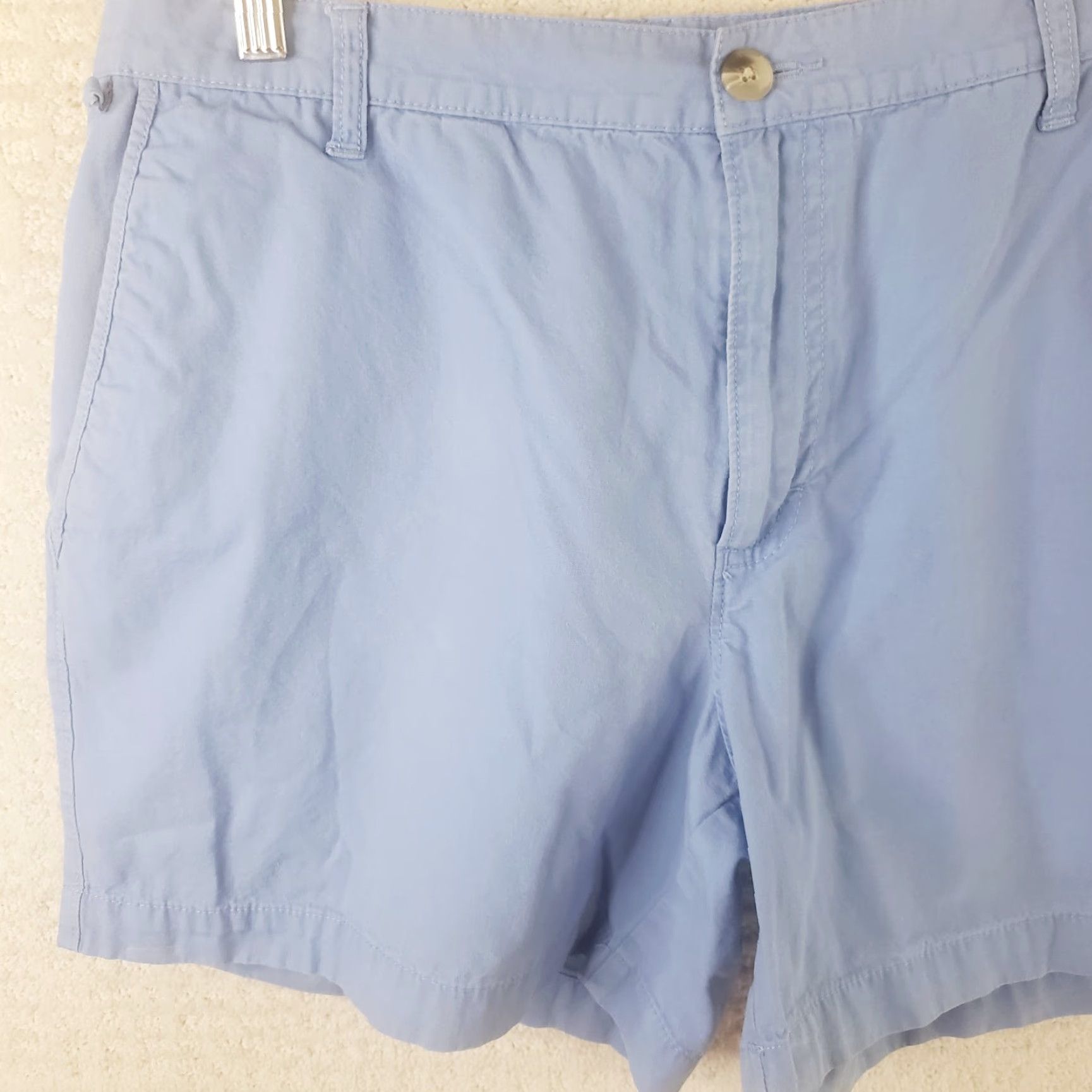 Vintage Columbia PFG Shorts Mens 36x6" Chino Flat Front Blue SC Logo Cotton Zig Zip Pocket Logo, Moisture Wicking, Machine Washable, Regular Fit - Vintage: No Size US 36 / EU 52 - 2 Thumbnail