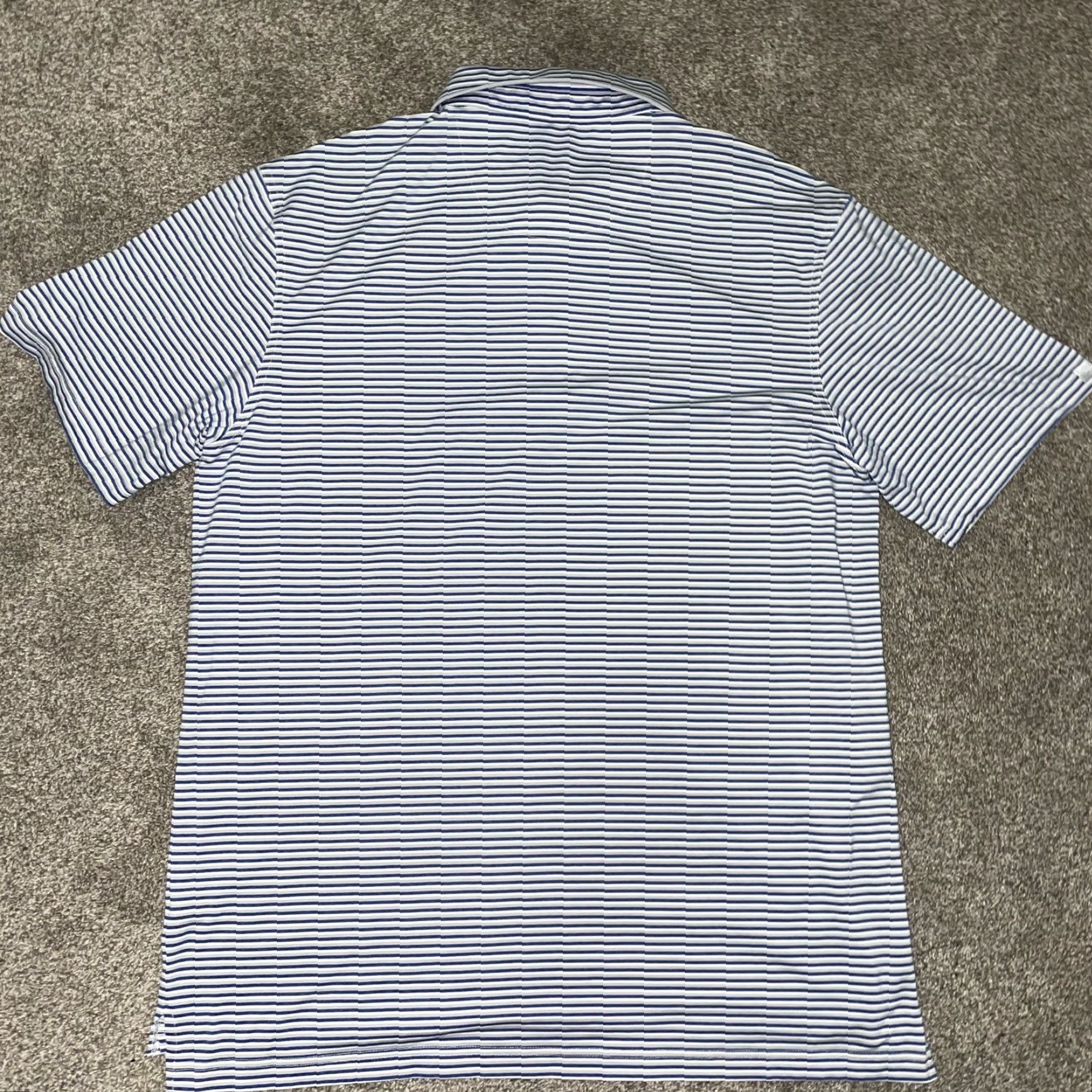 Vintage VINTAGE Straight Down Men's Polo Shirt XL Blue Golf Performance Casual Size US XL / EU 56 / 4 - 5 Thumbnail