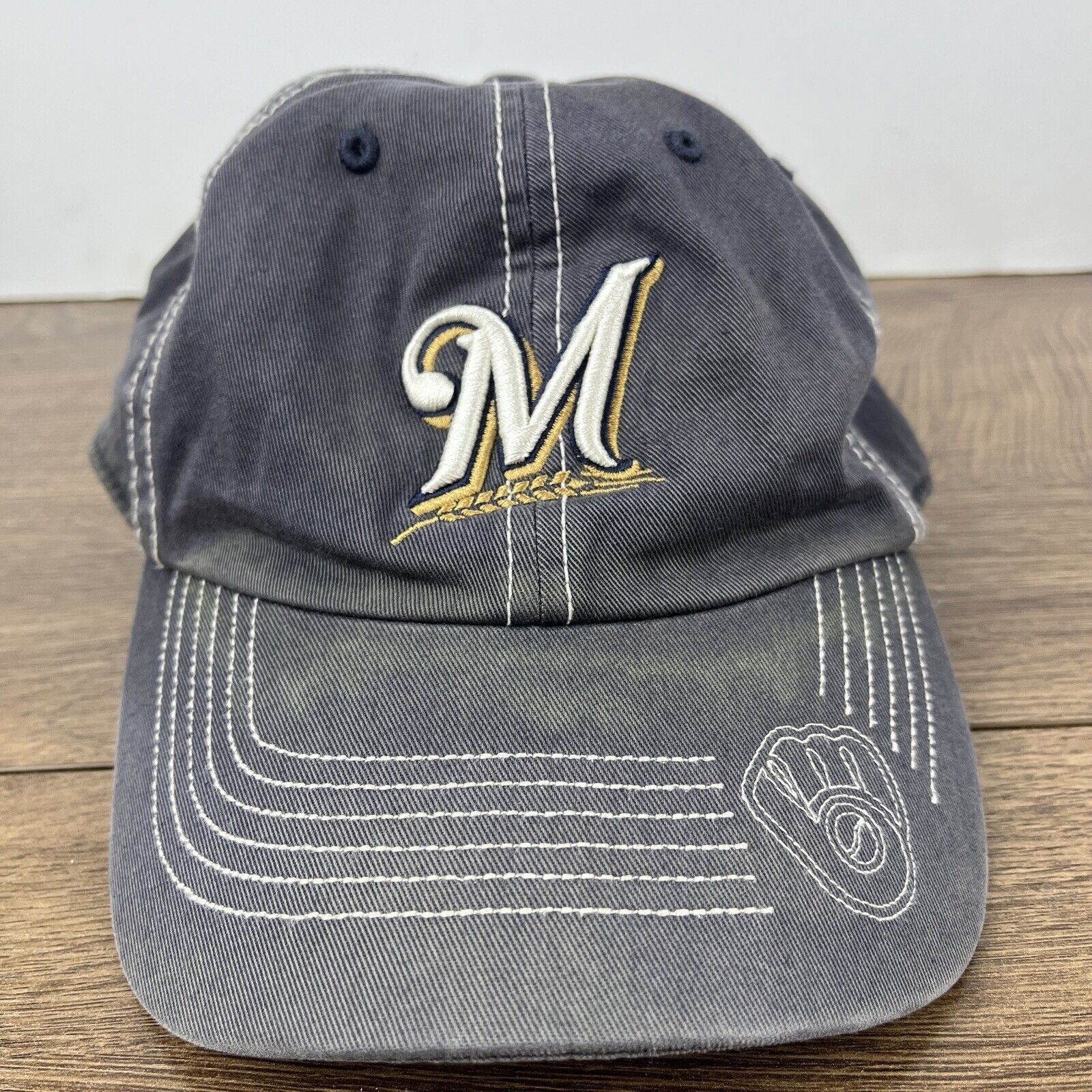 Other Milwaukee Brewers Hat Twins Enterprise Hat Gray Adjustable A Size ONE SIZE - 3 Thumbnail