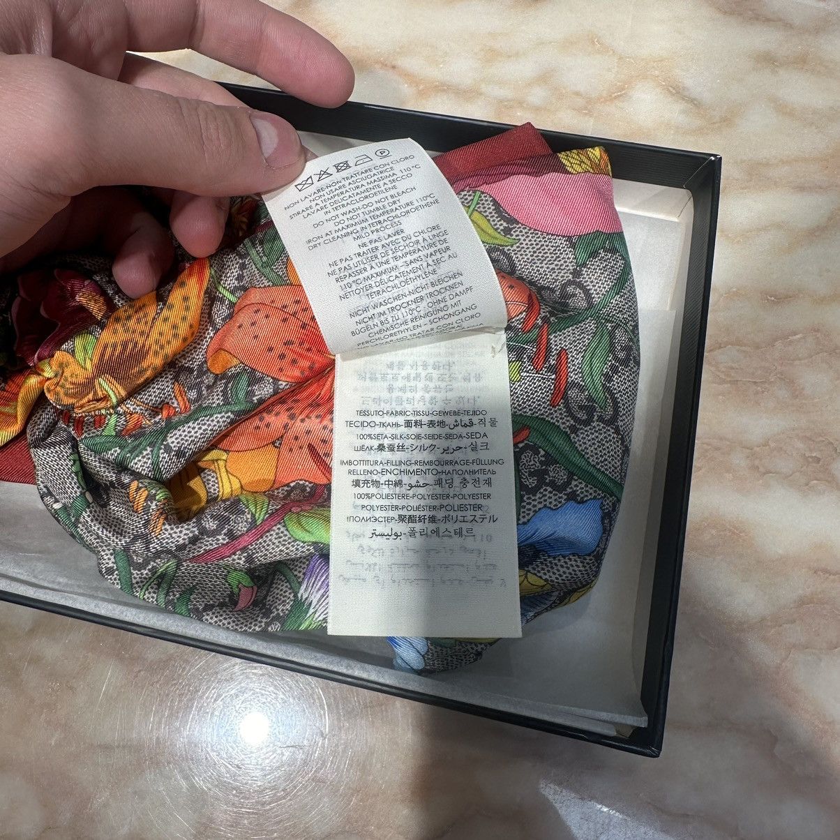 Gucci Gucci Flora Turban Silk Headband Size ONE SIZE - 5 Thumbnail