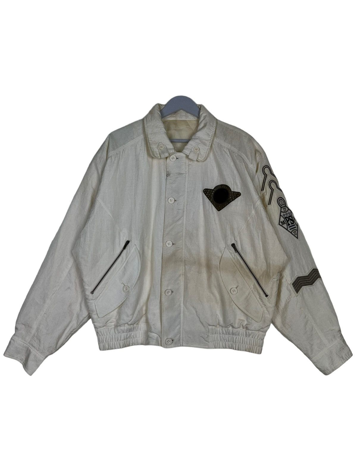 Japanese Brand 🔥 VINTAGE PIA SPORTS OILED BOMBER JACKET Size US M / EU 48-50 / 2 - 2 Thumbnail