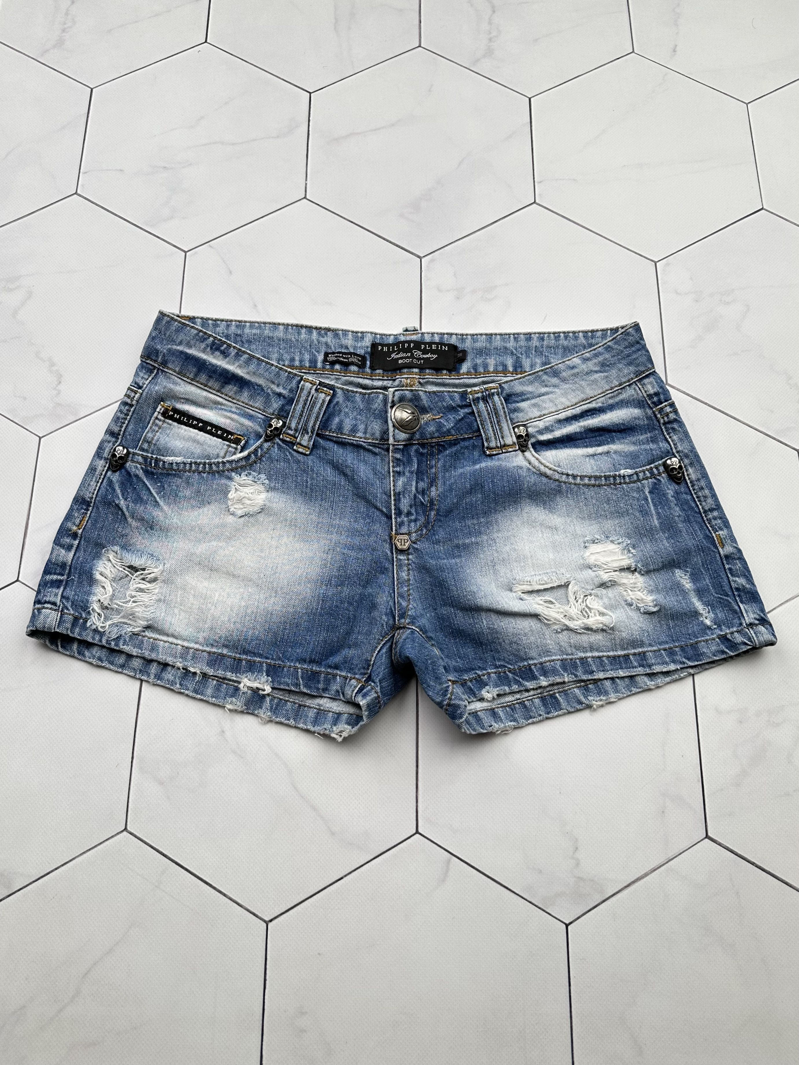 Philipp Plein Vintage Mini Shorts (B335)