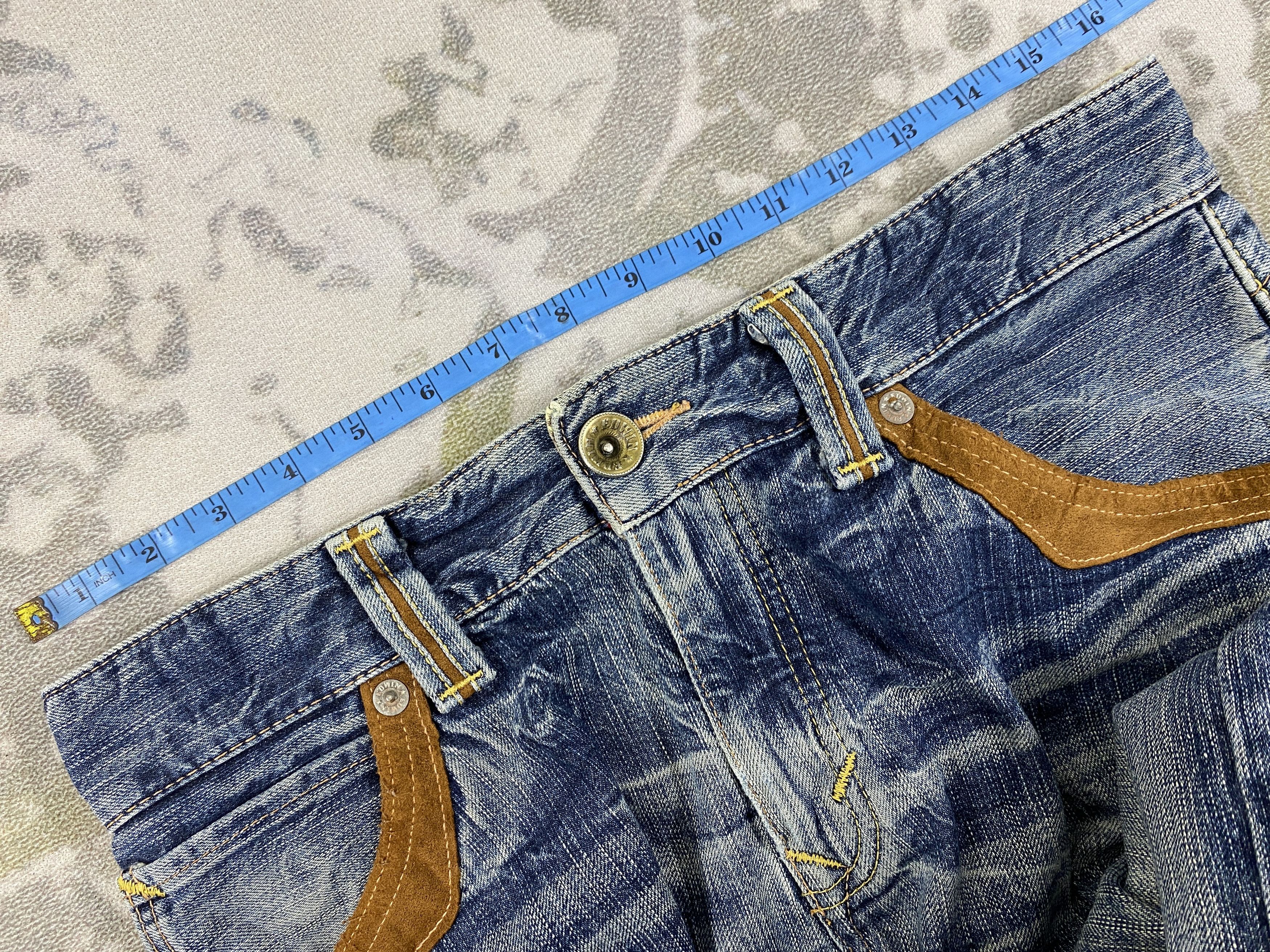 Edwin Vintage Edwin Distressed & Faded Jeans 32x32.5 Denim- JN3595 Size US 32 / EU 48 - 5 Thumbnail