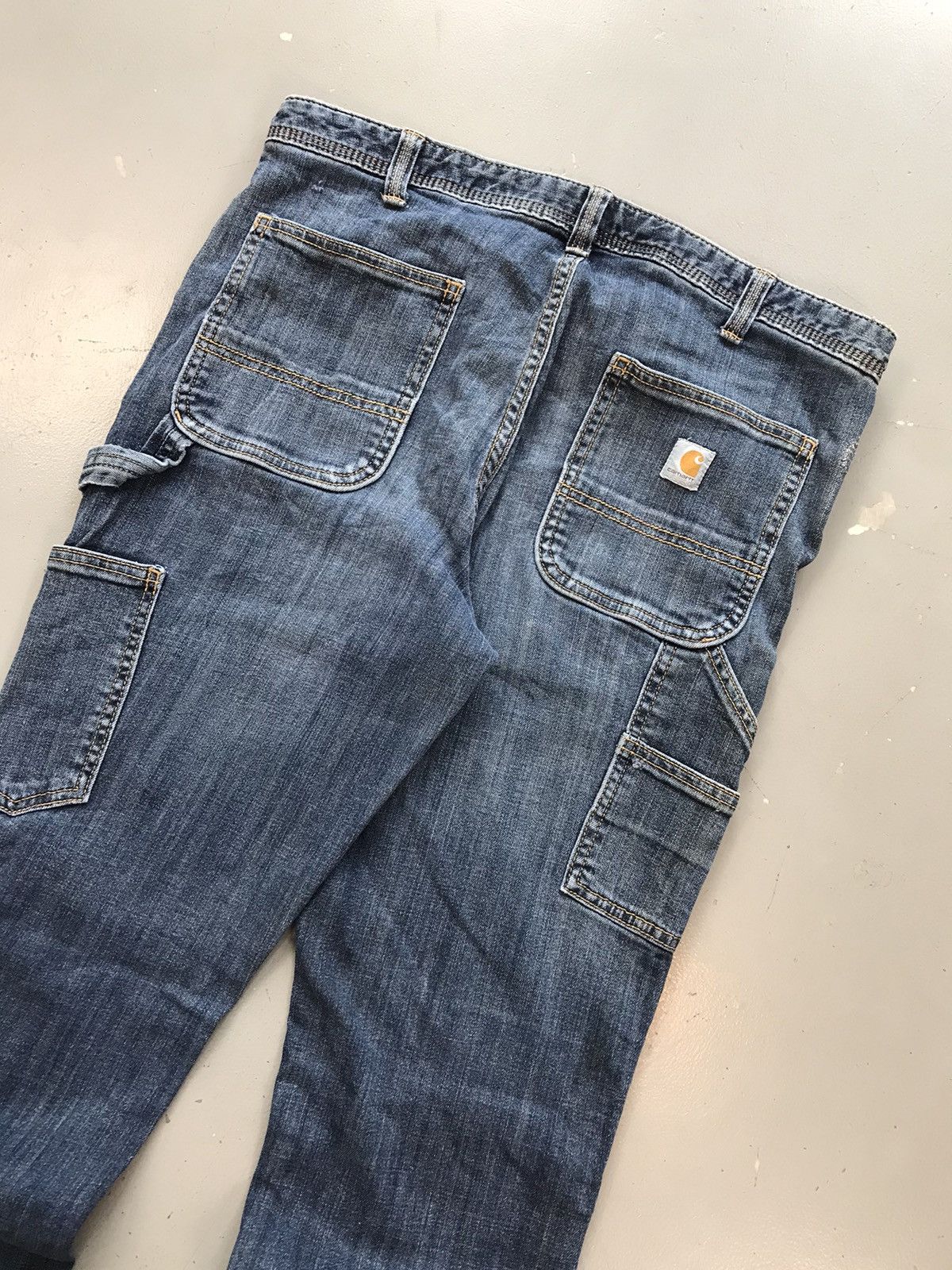 Carhartt × Vintage Vintage Carhartt light weight double knee denim Size US 34 / EU 50 - 9 Thumbnail