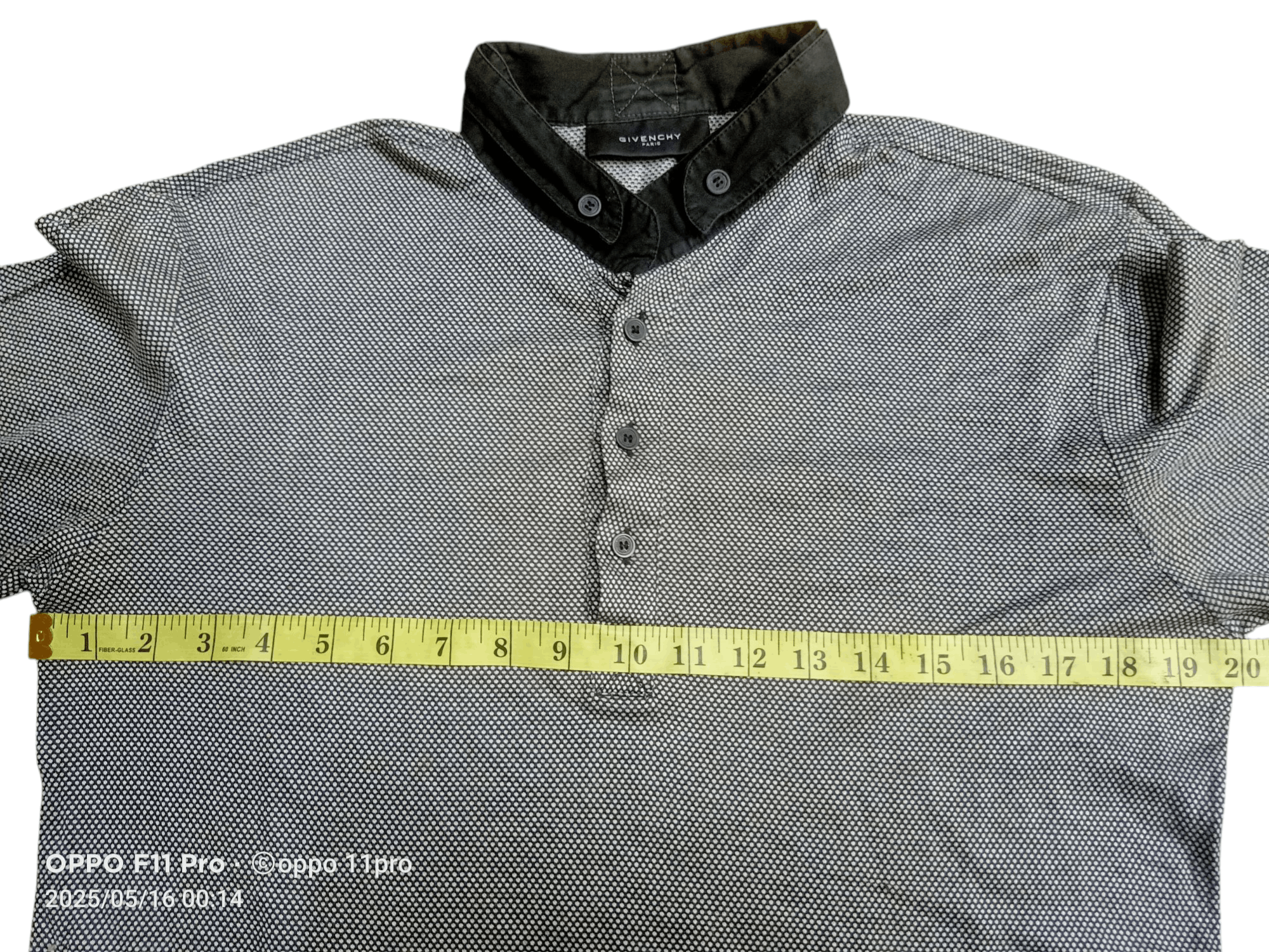 Givenchy × Riccardo Tisci Givenchy Paris Vintage 90s LongSleeve Polo Double Coller Size US M / EU 48-50 / 2 - 11 Thumbnail