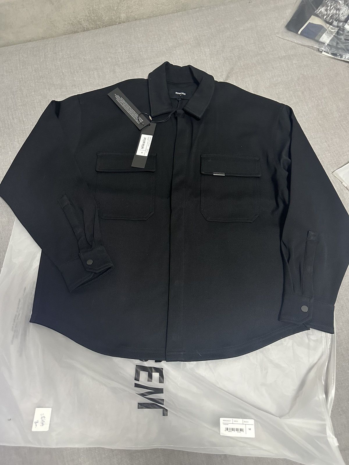 Represent Clo. Represent Work Shirt Black Size US M / EU 48-50 / 2 - 1 Thumbnail
