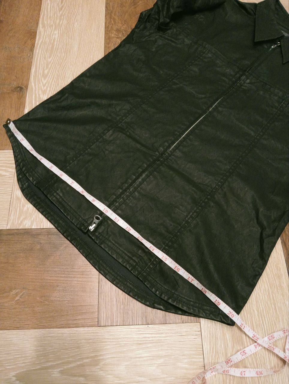 Nicole Club NICOLE CLUB JAPAN WAXED ZIPPER SHIRT - SIZE 48 Size US M / EU 48-50 / 2 - 16 Thumbnail