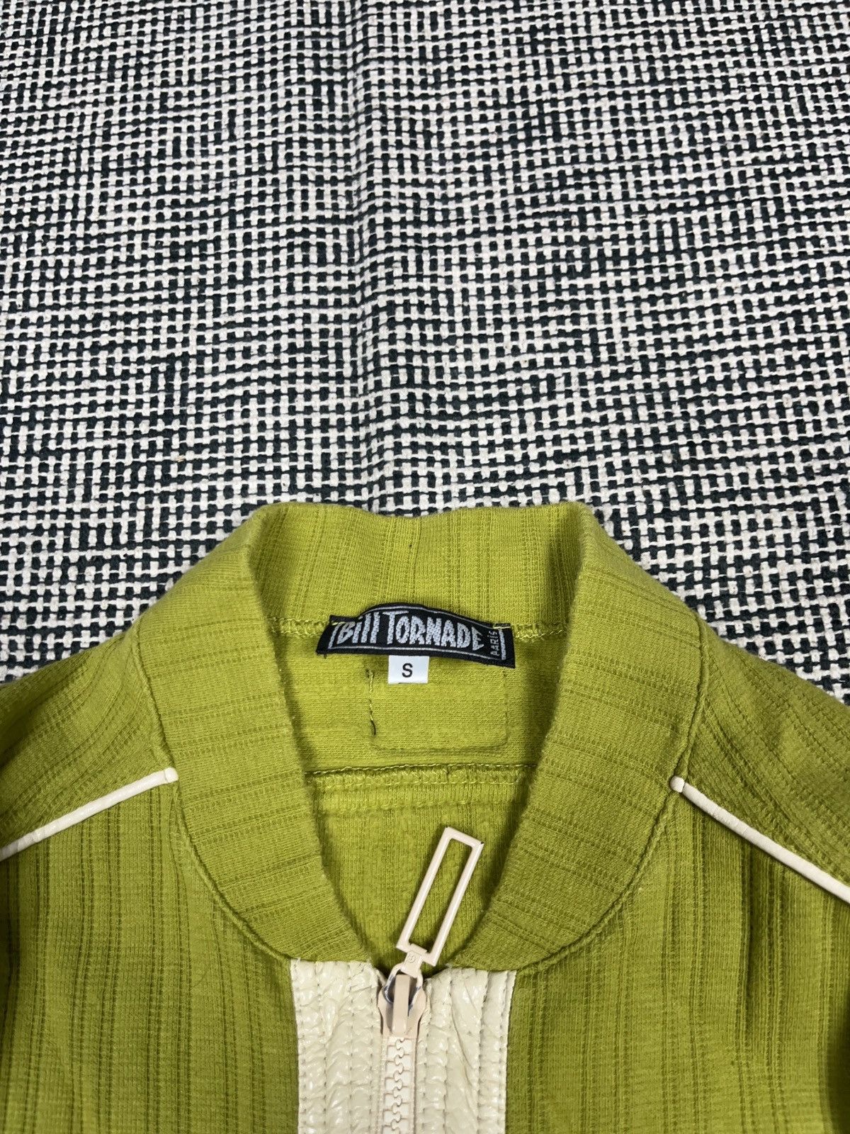 BILLTORNADE × Japanese Brand ➕ y2k billtornade ribbed neon lime green avant garde Size US S / EU 44-46 / 1 - 3 Thumbnail