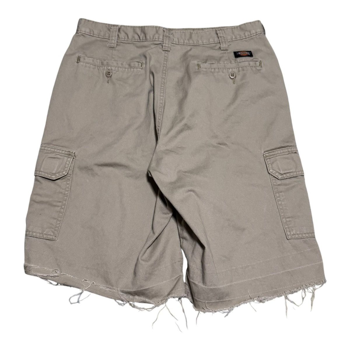 Dickies Dickies Tan/Khaki Cargo Distressed Frayed Shorts Men's 32.5 Size US 32 / EU 48 - 1 Thumbnail