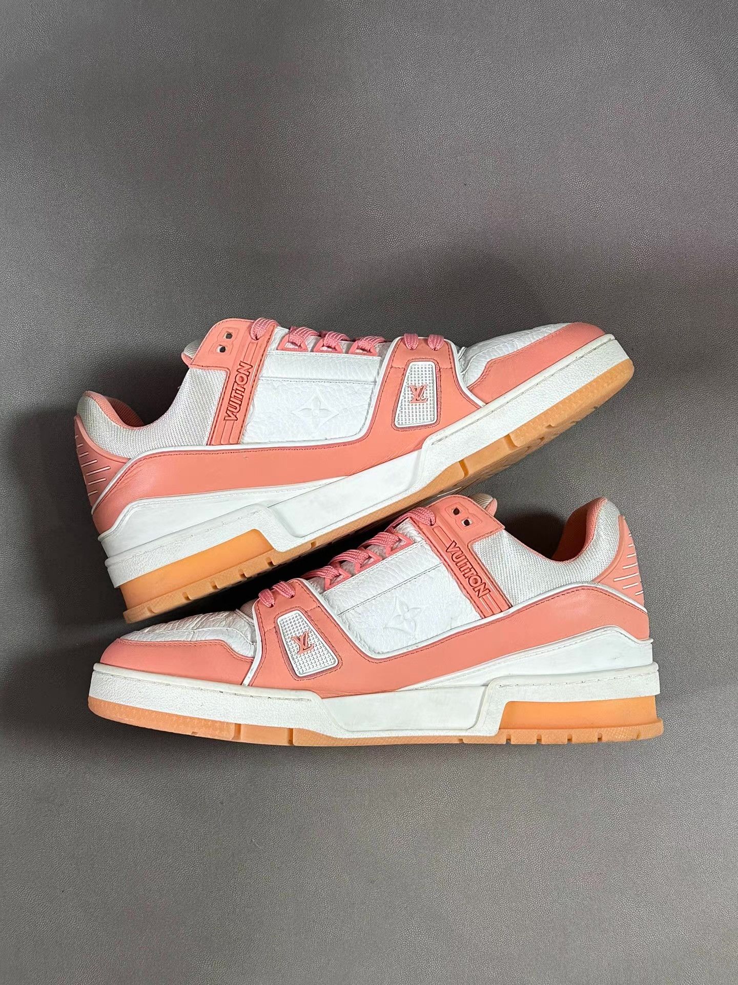 Louis Vuitton Louis Vuitton Trainer Peach Ｑ20 Size US 8 / EU 41 - 5 Thumbnail