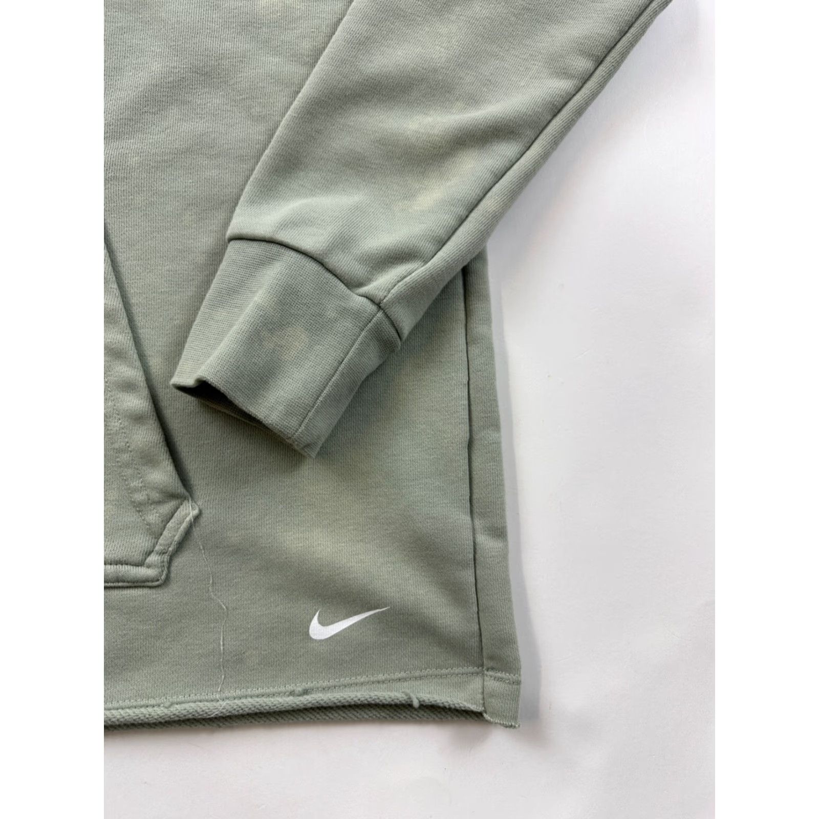 Nike Nike Hoodie Sweatshirt Womens M Green Just Do It Female Sign Pullover Long Sleeve Activewear Size M / US 6-8 / IT 42-44 - 2 Thumbnail