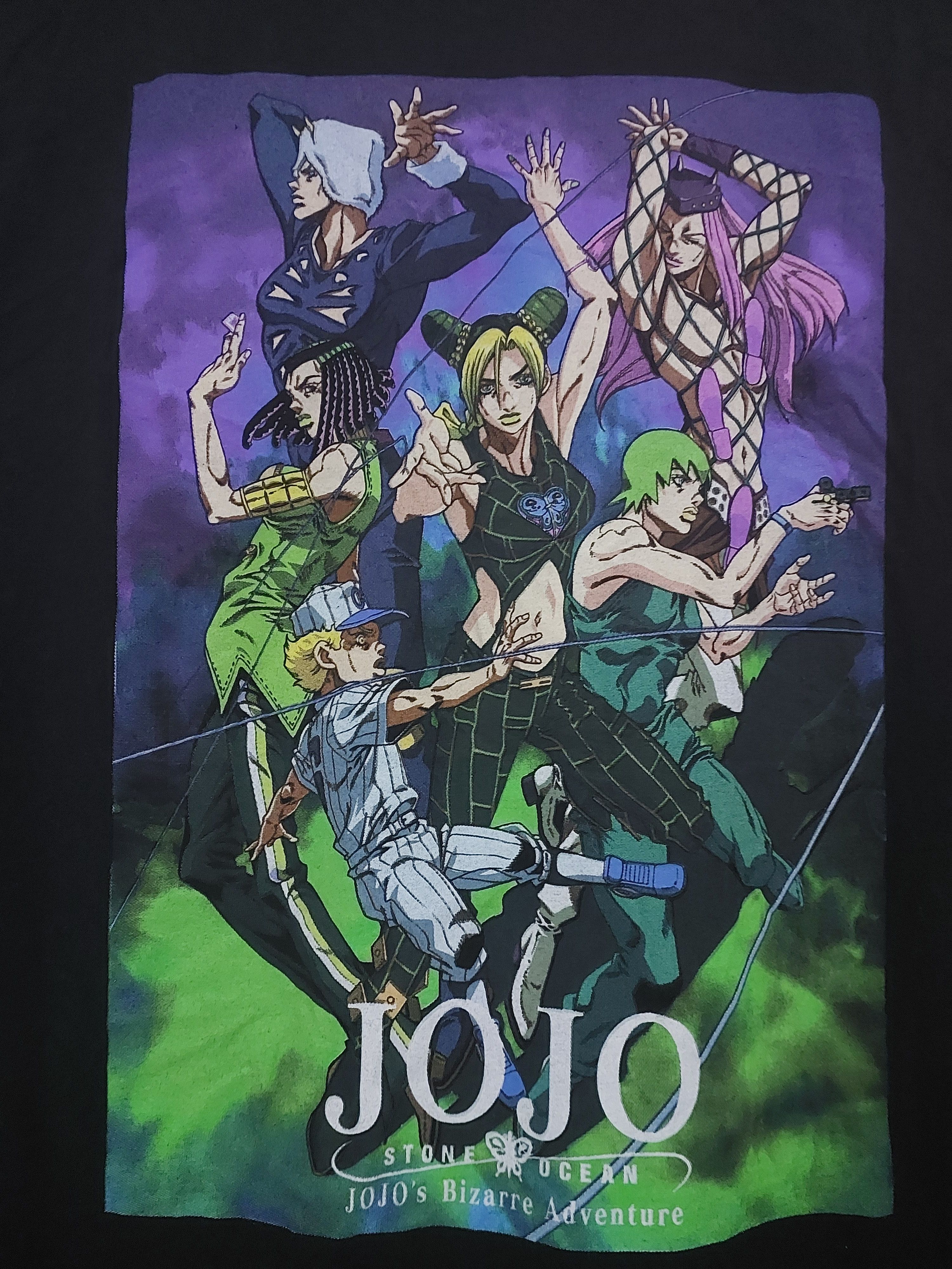 Anime × Cartoon Network × Vintage JOJO'S BIZARRE ADVENTURE ANIME T-SHIRT Size US M / EU 48-50 / 2 - 4 Thumbnail