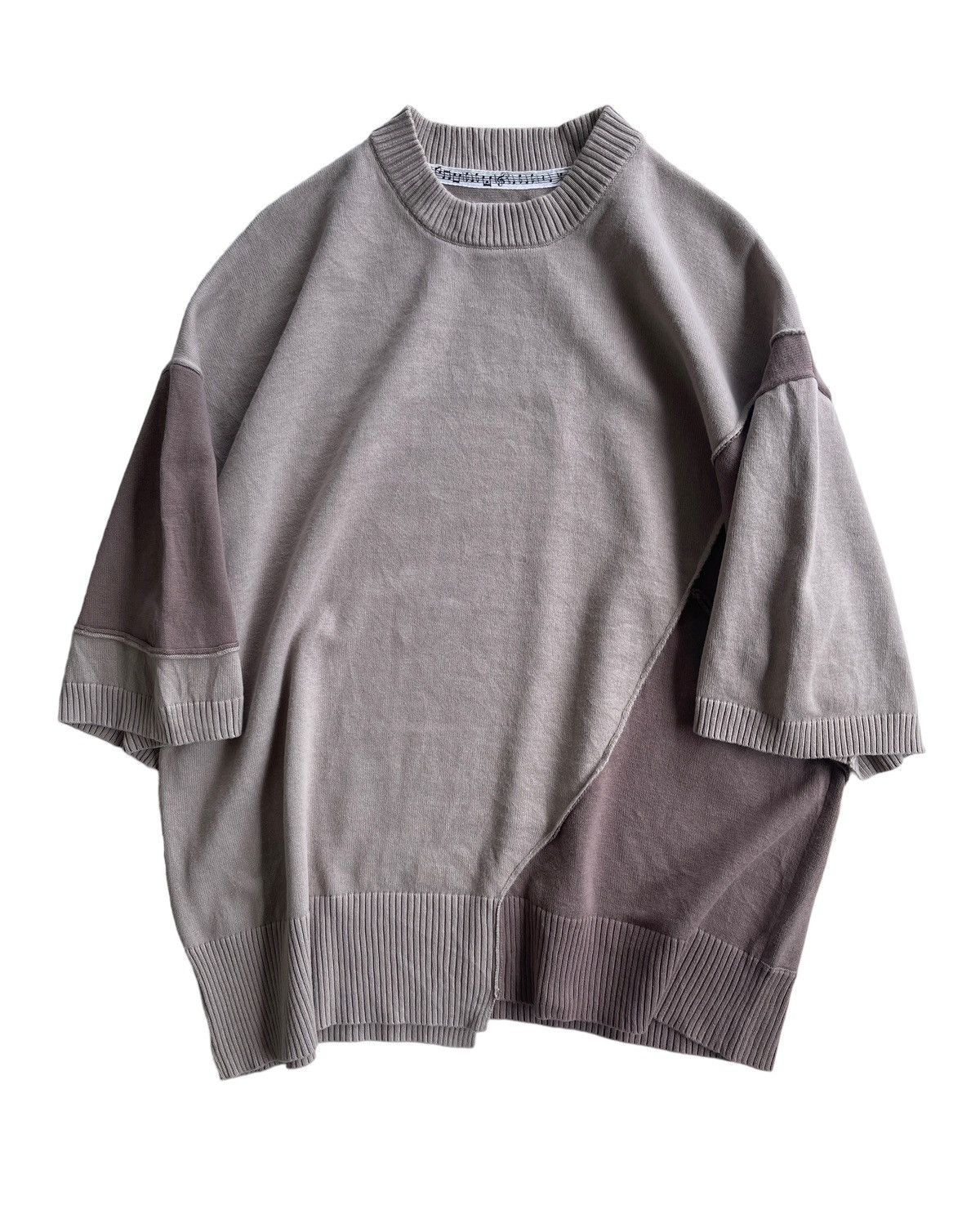 Number (N)ine Number Nine Oversize Asymmetric Patchwork Avantgarde Knit Size US M / EU 48-50 / 2 - 1 Thumbnail