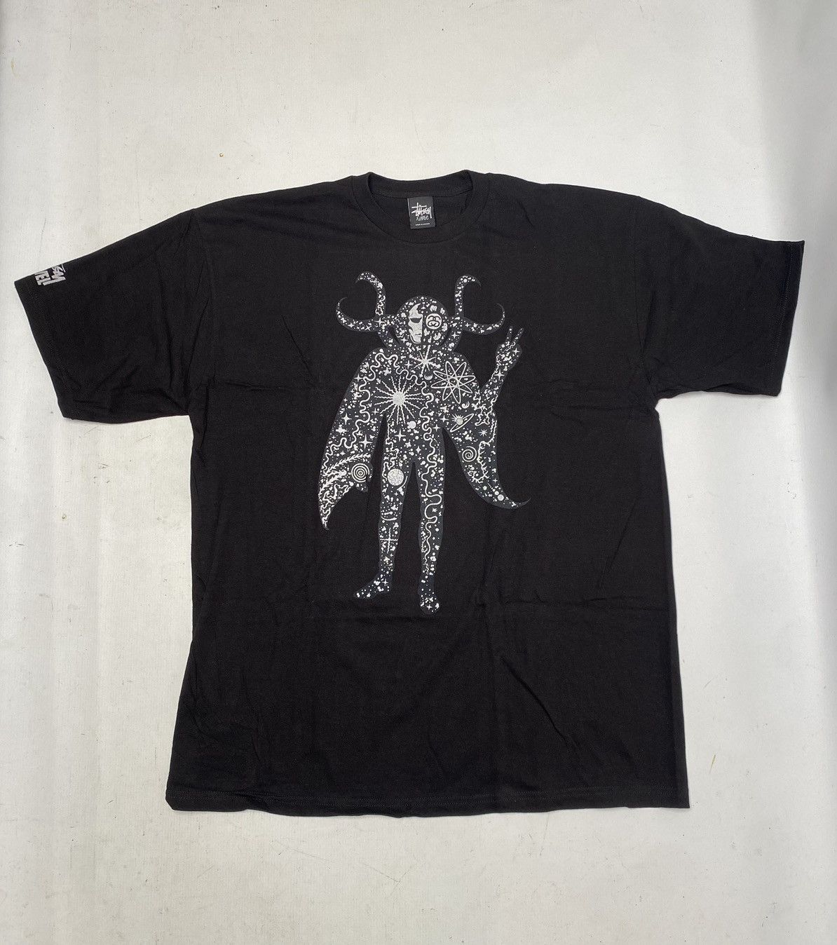 Stussy 👕 RARE Stüssy x Marvel Eternity T-shirt, new size XL black Size US XL / EU 56 / 4 - 1 Thumbnail