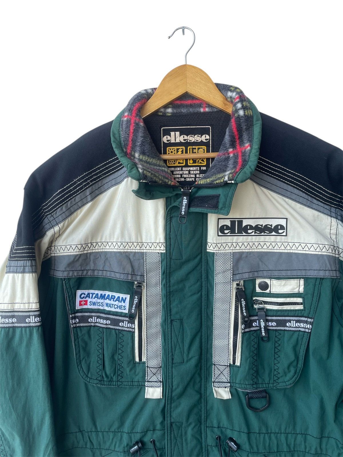 Ellesse RARE Vintage Ellesse Catamaran Swiss Watches Ski Jacket Size US L / EU 52-54 / 3 - 5 Thumbnail