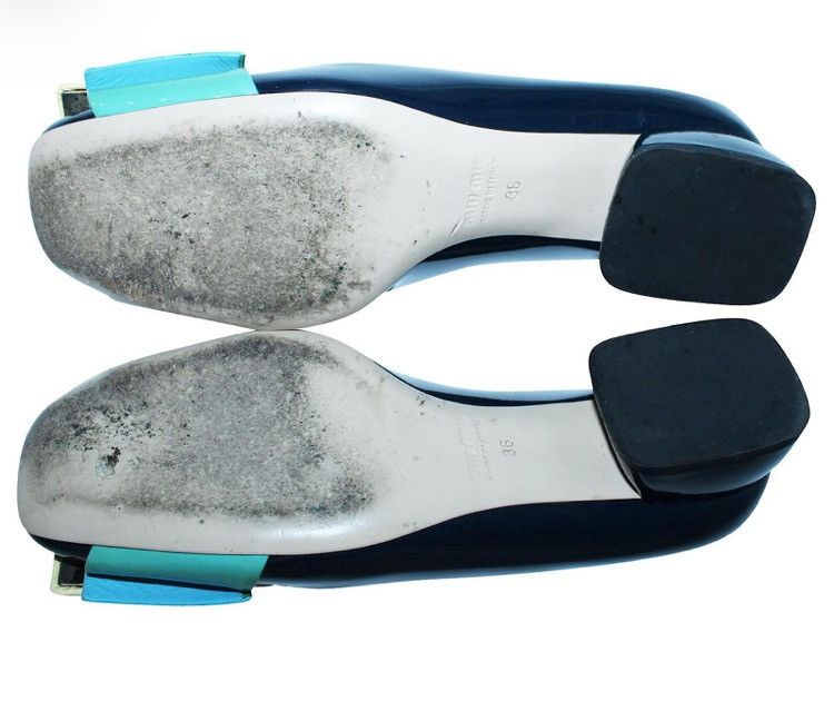 Miu Miu Miu Miu Patent Leather Block Heels Size US 6.5 / IT 36.5 - 4 Thumbnail
