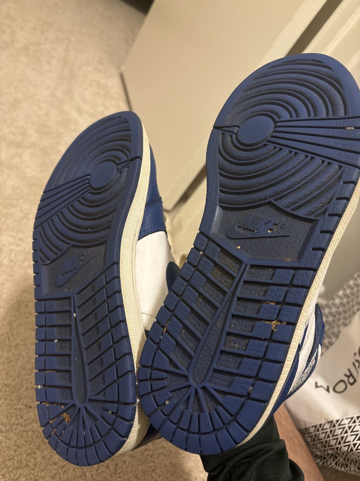 Jordan Brand × Nike Jordan 1 Storm Blue Size US 10.5 / EU 43-44 - 13 Thumbnail
