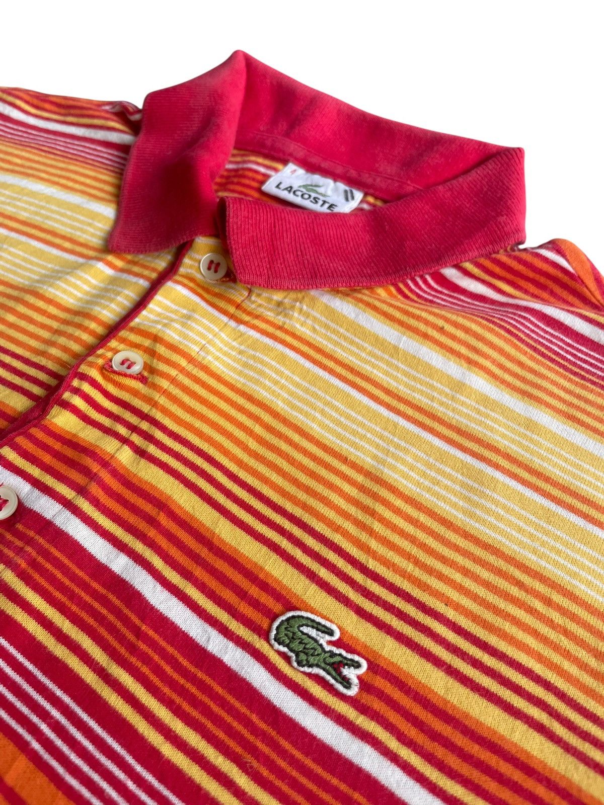 Lacoste Vintage Lacoste Stripes Size US M / EU 48-50 / 2 - 4 Thumbnail