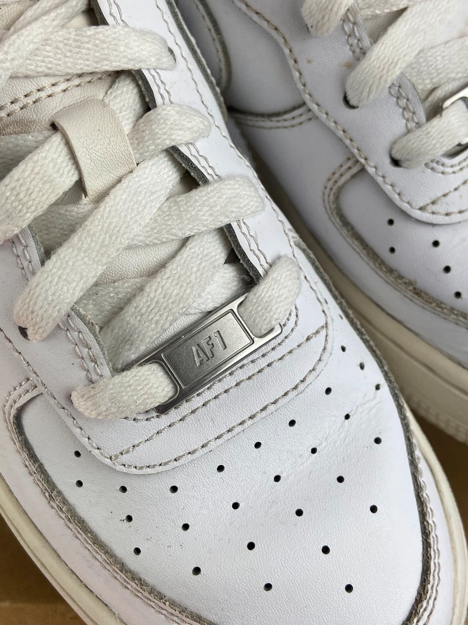 Nike Nike Air Force 1 sneakers white retro classic Size US 5.5 / EU 38 - 7 Thumbnail