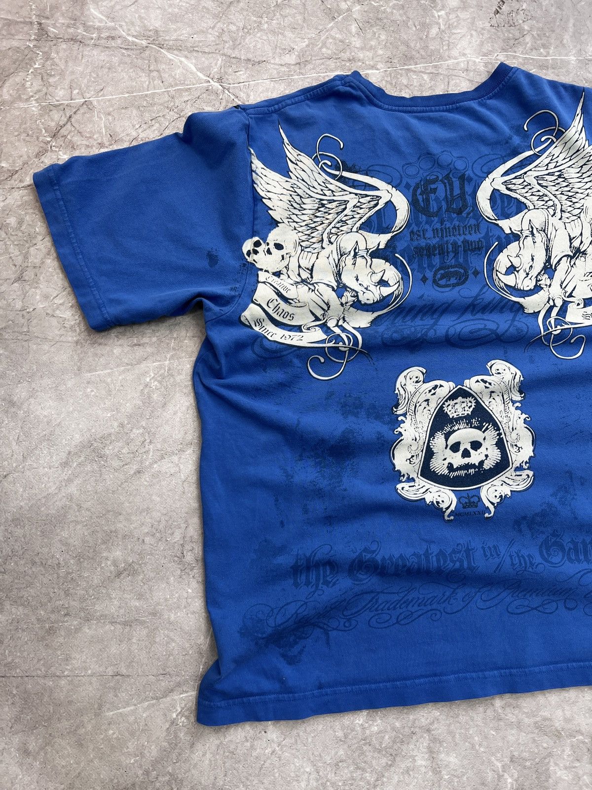 Affliction × Ecko Unltd. Skater faded distressed t shirt Ecko unitd. Affliction style Size US L / EU 52-54 / 3 - 9 Thumbnail