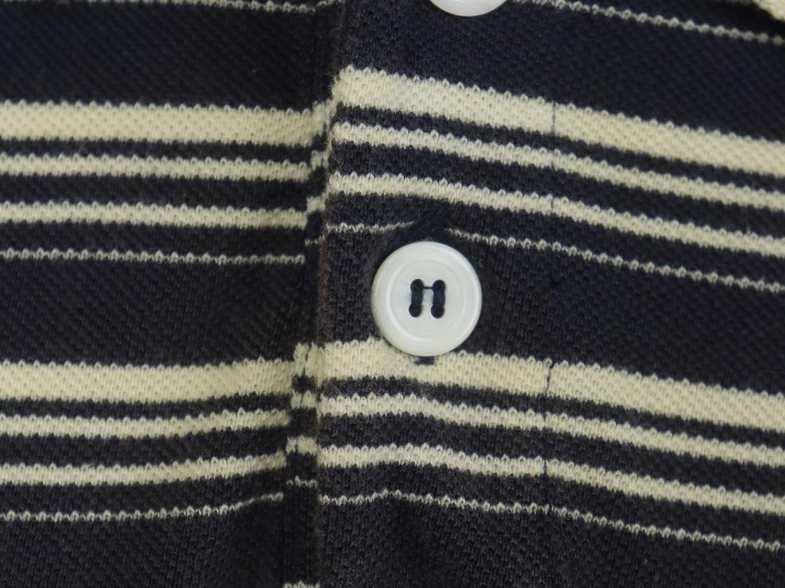A.P.C. A.P.C. Multi Striped 100% Cotton Collared Polo Shirt Size M Size US M / EU 48-50 / 2 - 11 Thumbnail