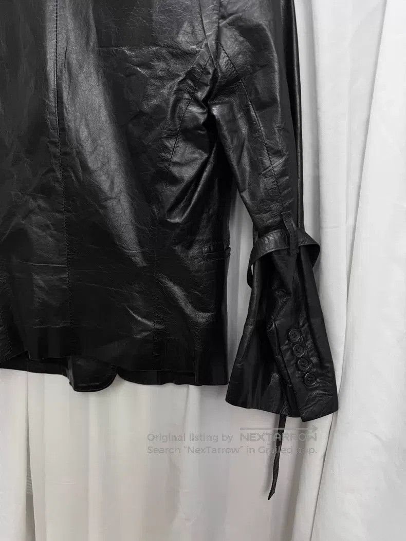 Ann Demeulemeester Ann Demeulemeester Laced Leather Blazer Jacket Size XS / US 0-2 / IT 36-38 - 6 Thumbnail